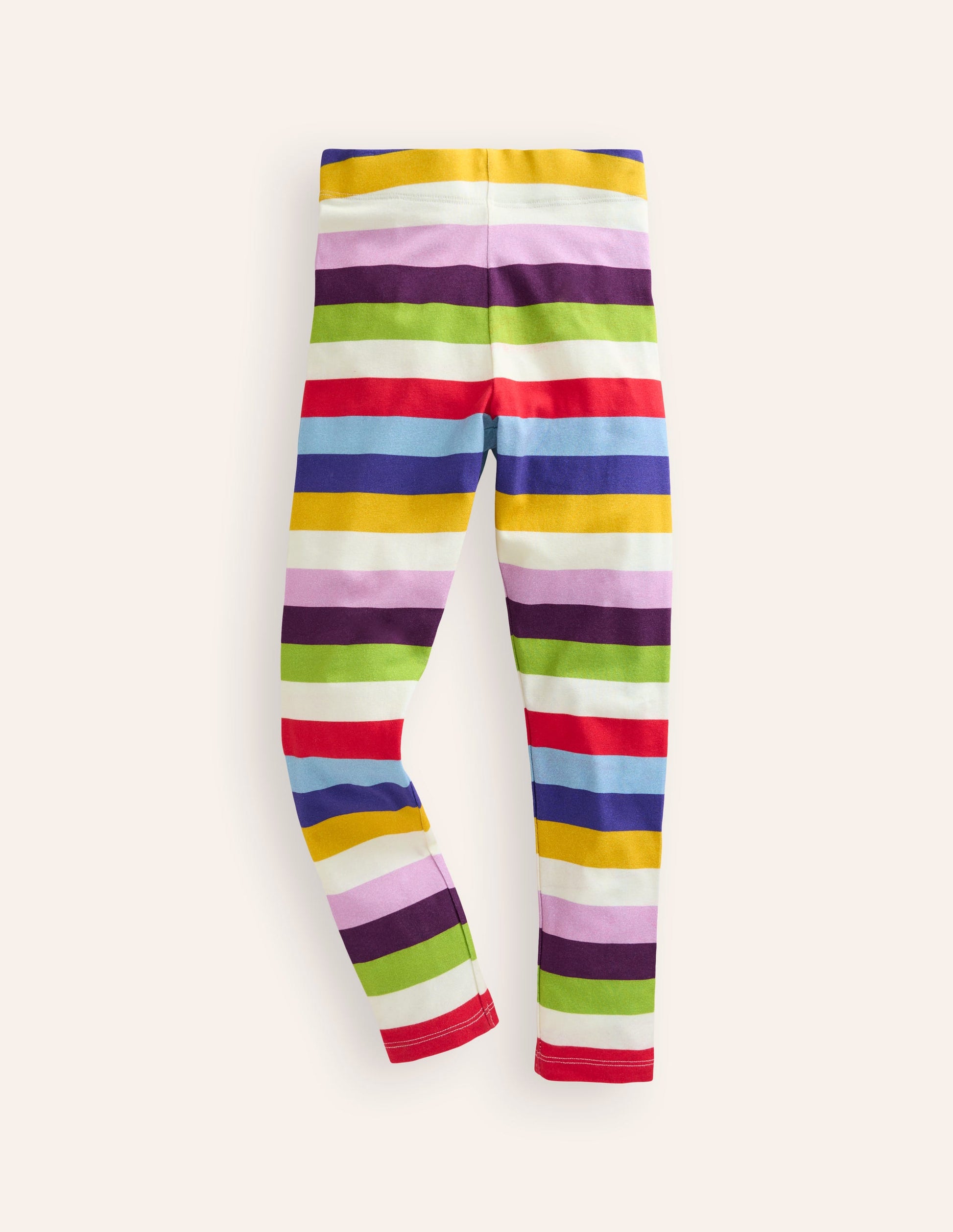 Lustige Leggings für jeden Tag-Bunte Regenbogenstreifen-1