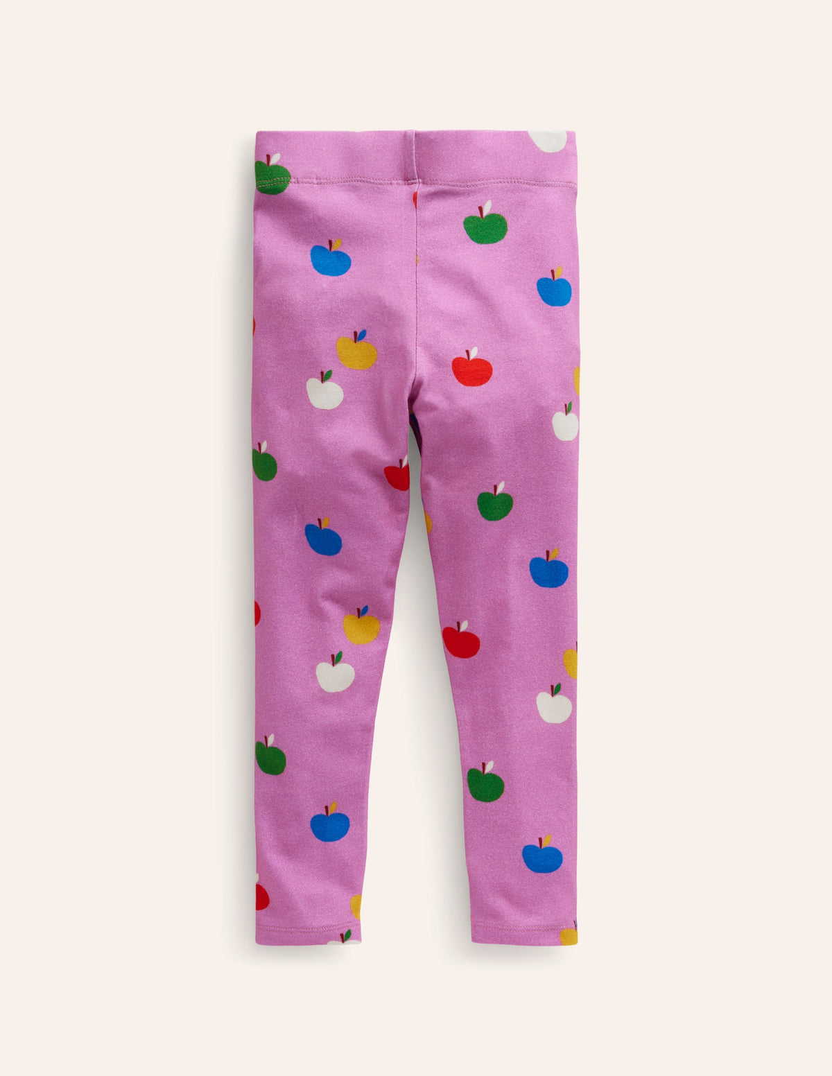 Legging pour tous les jours fun-Pommes arc-en-ciel mauve vintage-4