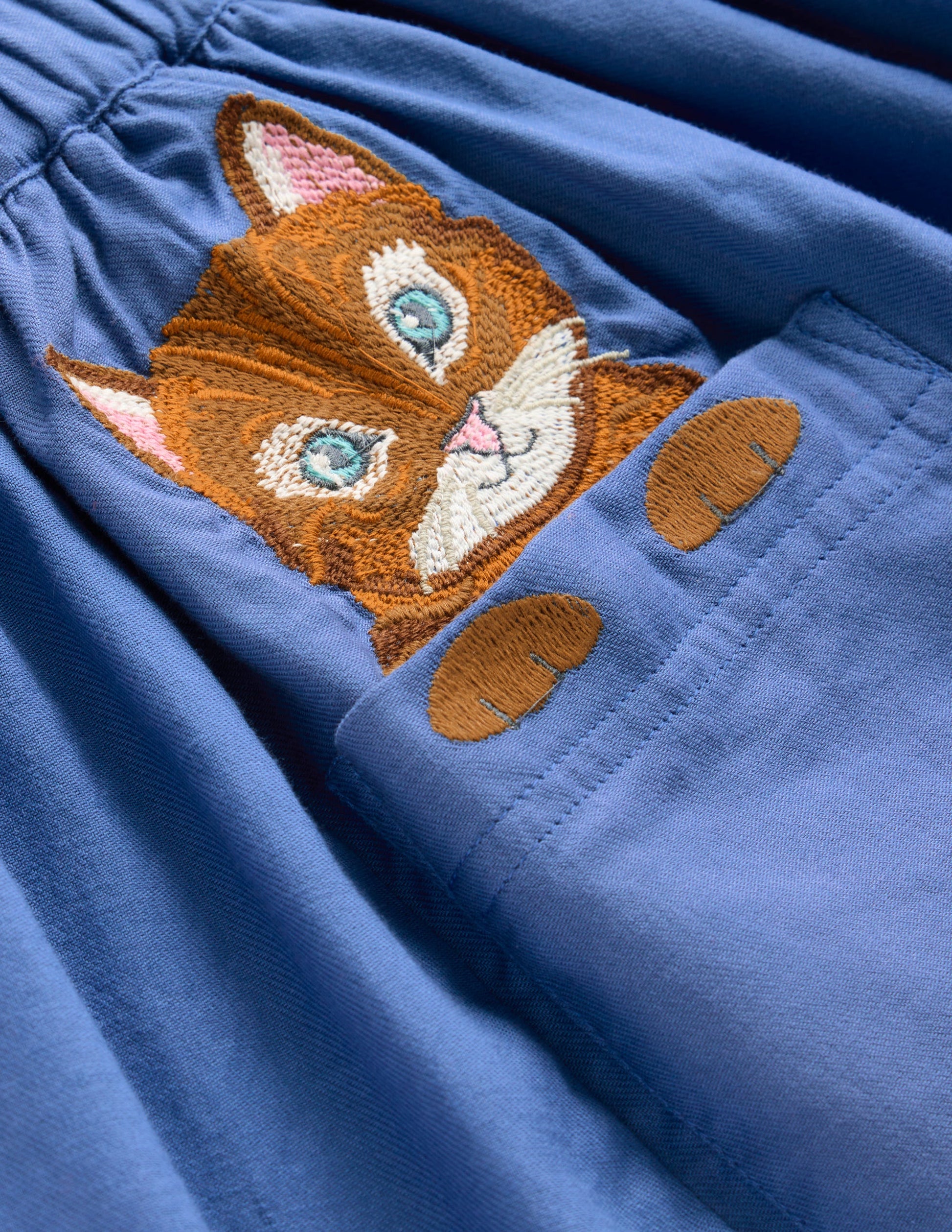 Superstitch-Rock mit Taschen-Blauhäher Kätzchen-3