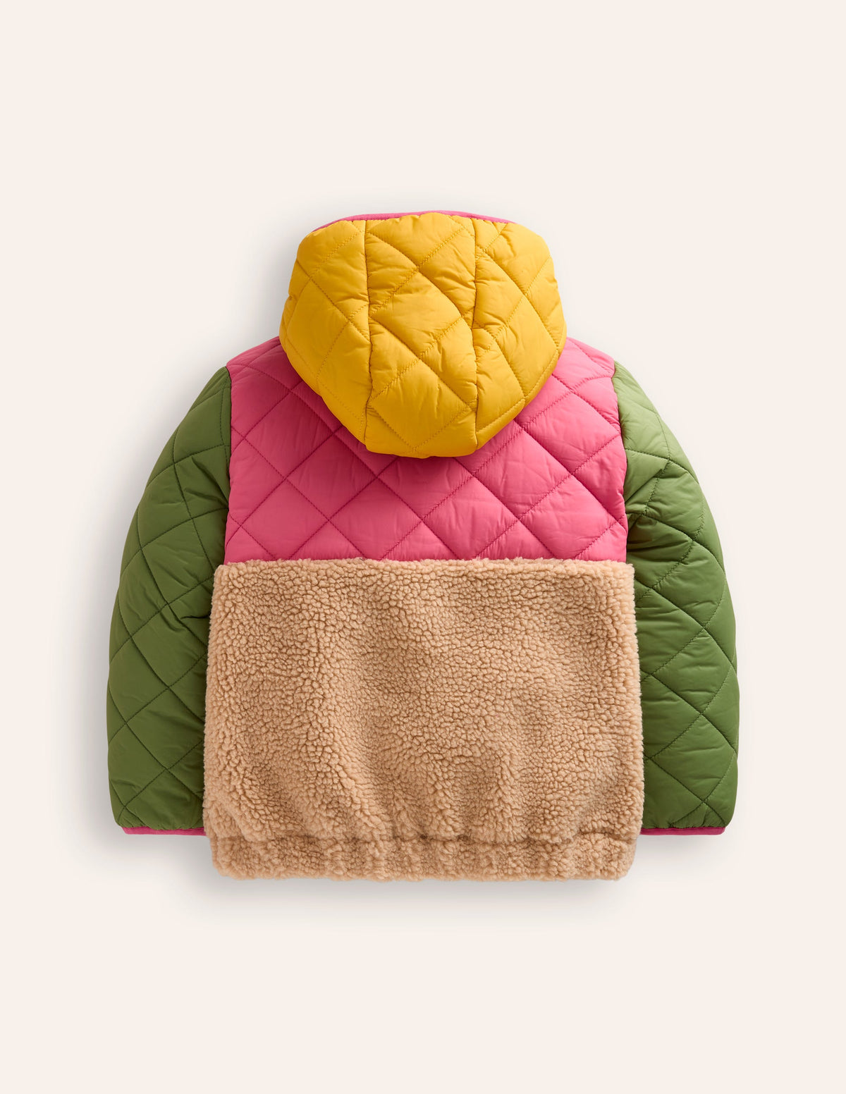 Veste Annabelle en borg mélangé-Colourblock multi - Image 2