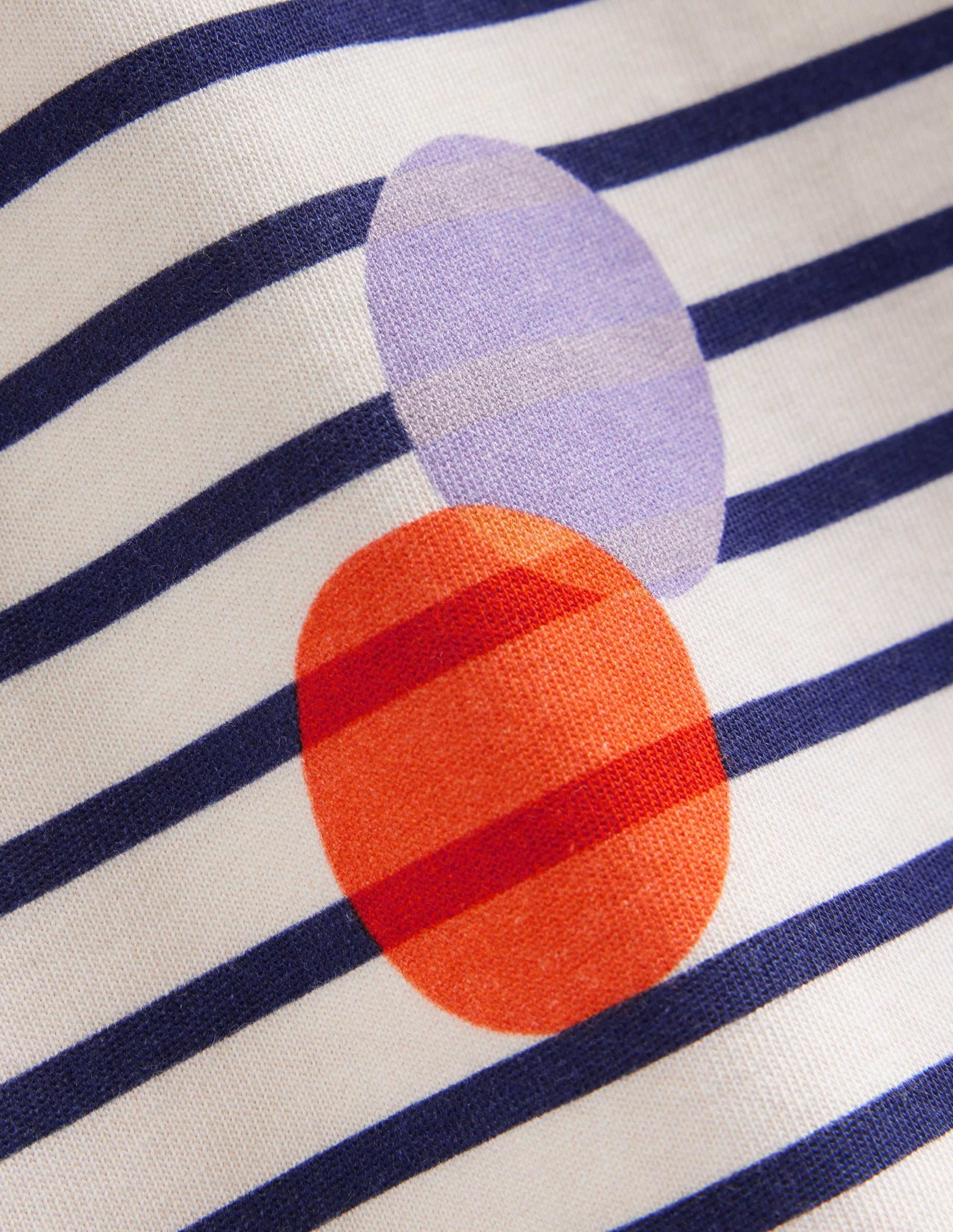 Lustiges Breton-Kleid-Bunt Punkte Gestreift - Image 3
