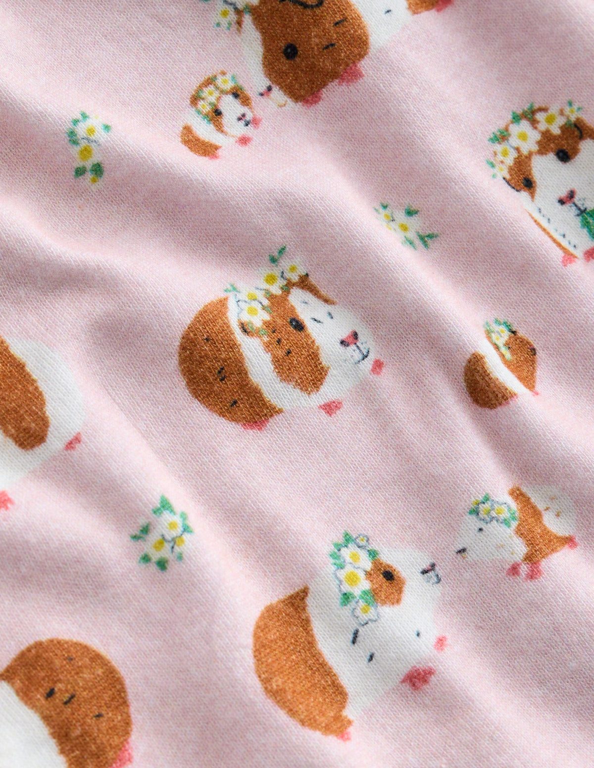2 pyjamas douillets-Cochons d'Inde rose ballerine-3