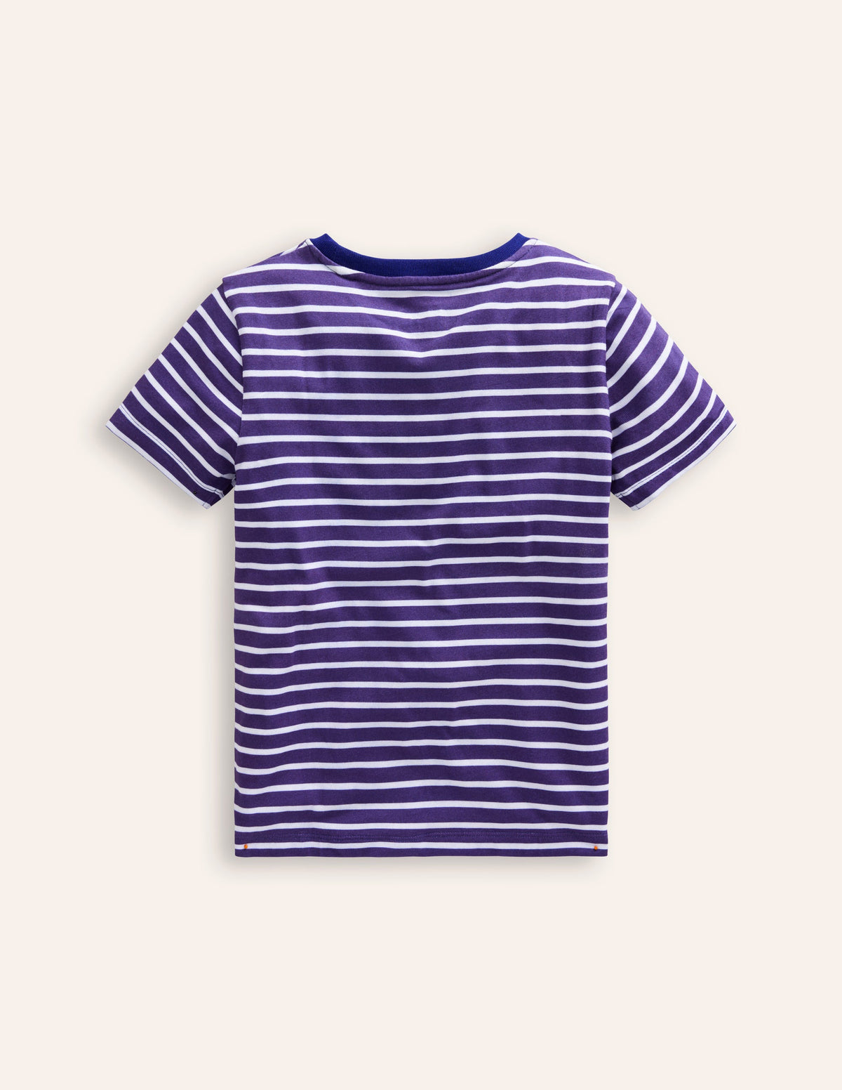 T-Shirt mit Applikation-Saphir/Naturweiß Schulutensilien-2