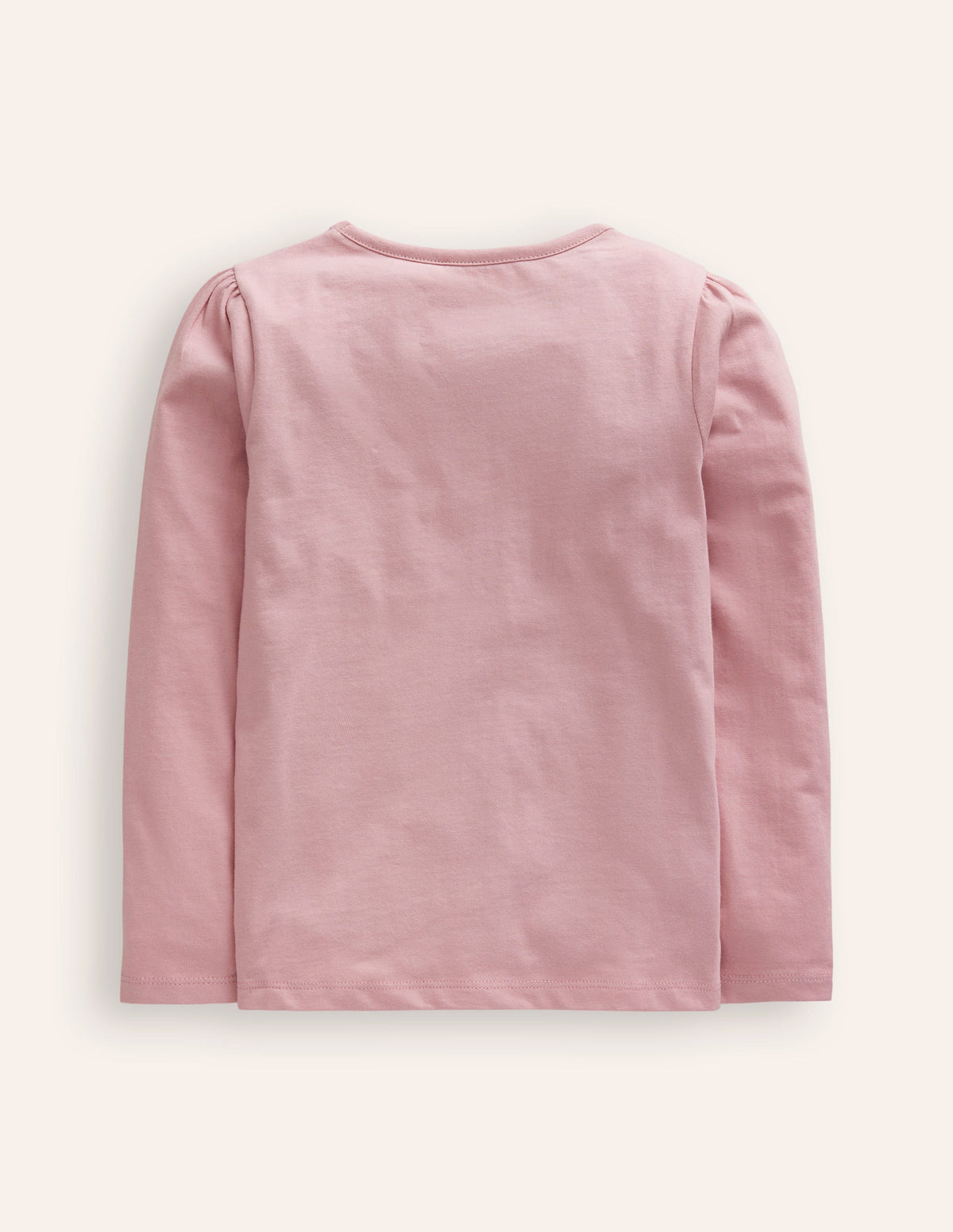 Superstitch-Oberteil mit Puffärmeln-Vintage Rosa Hunde - Image 2