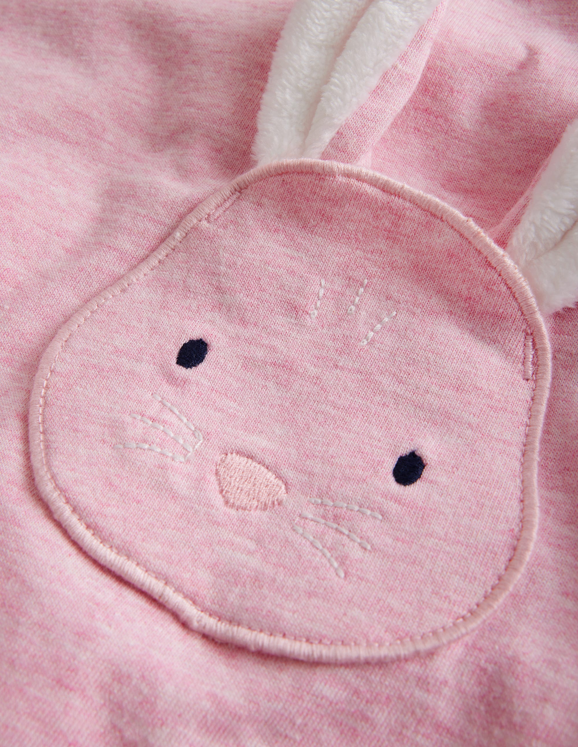 T-shirt à motif appliqué-Rose chiné - Image 3