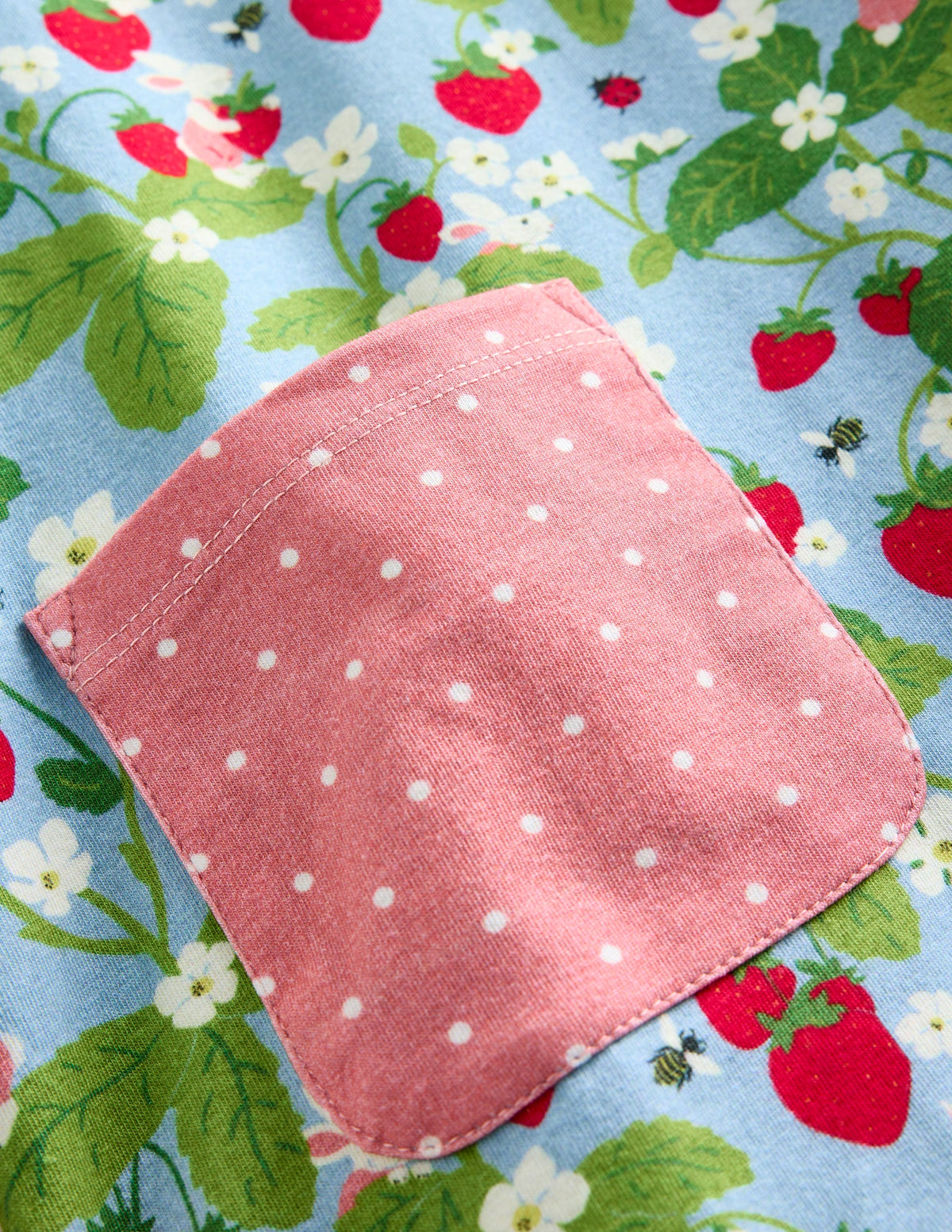 Bedrucktes Tunika- und Leggings-Set-Erdbeerfeld - Image 3