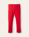 Schlichte, kuschelige Leggings-Lackrot