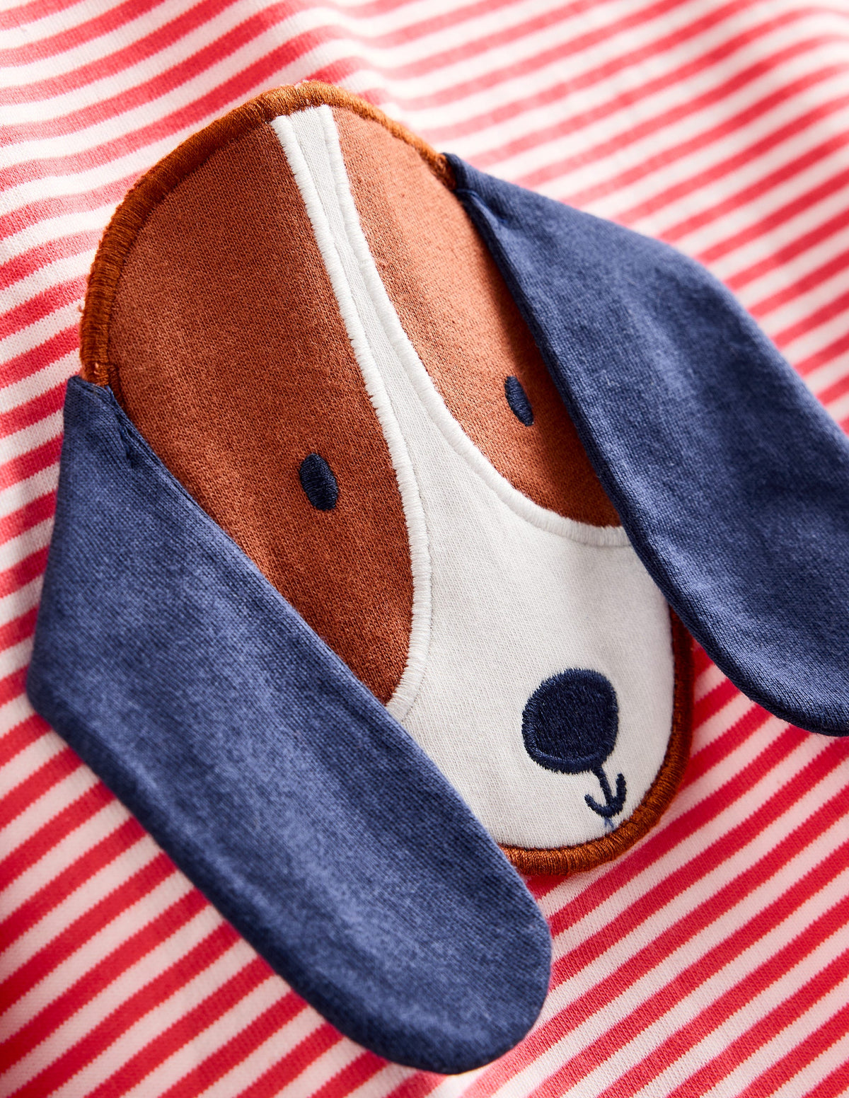 Set bestehend aus Rüschen-Tunika und Leggings-Naturweiß/Mohnblumenrot Hunde - Image 3