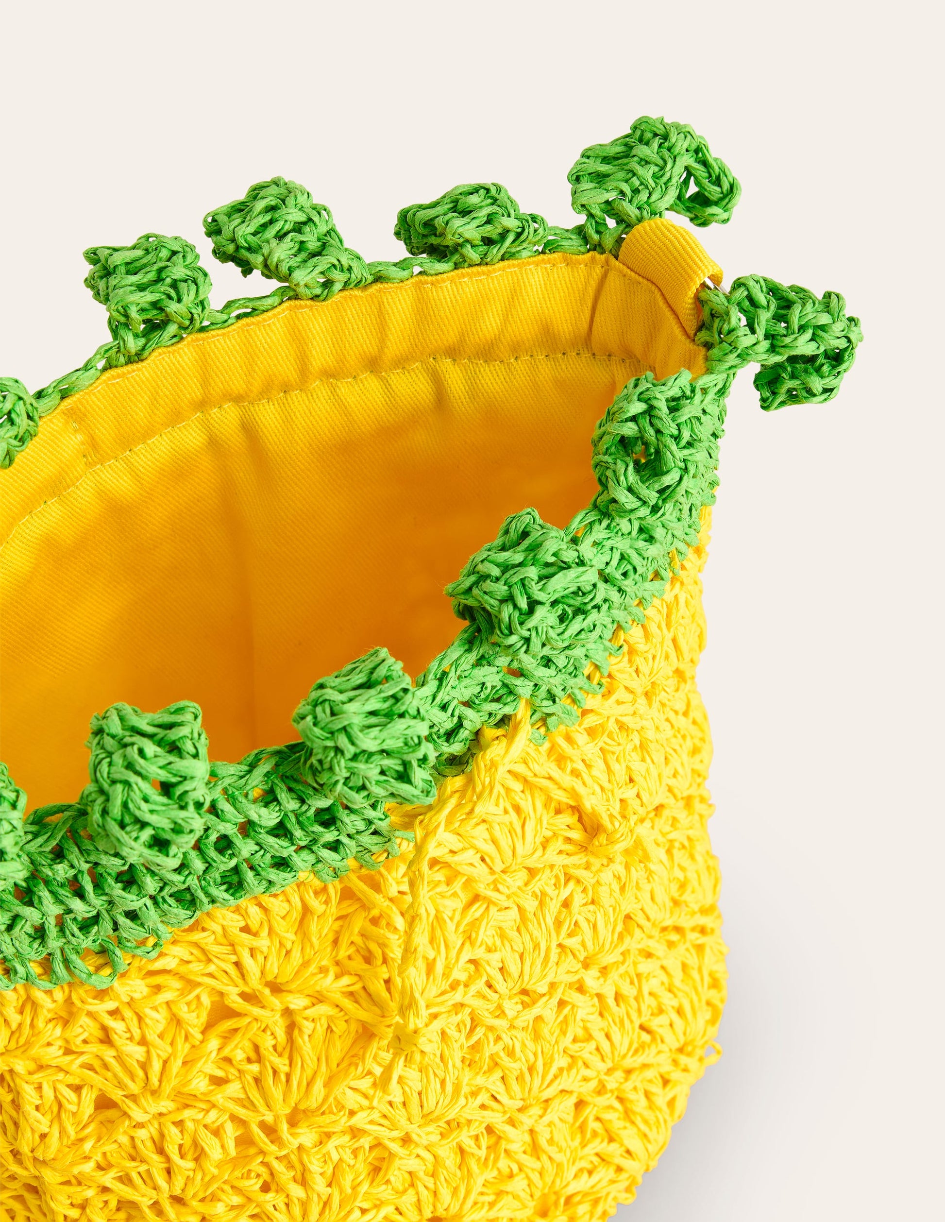 Gehäkelte Tasche mit Frucht-Design-Ananas-2