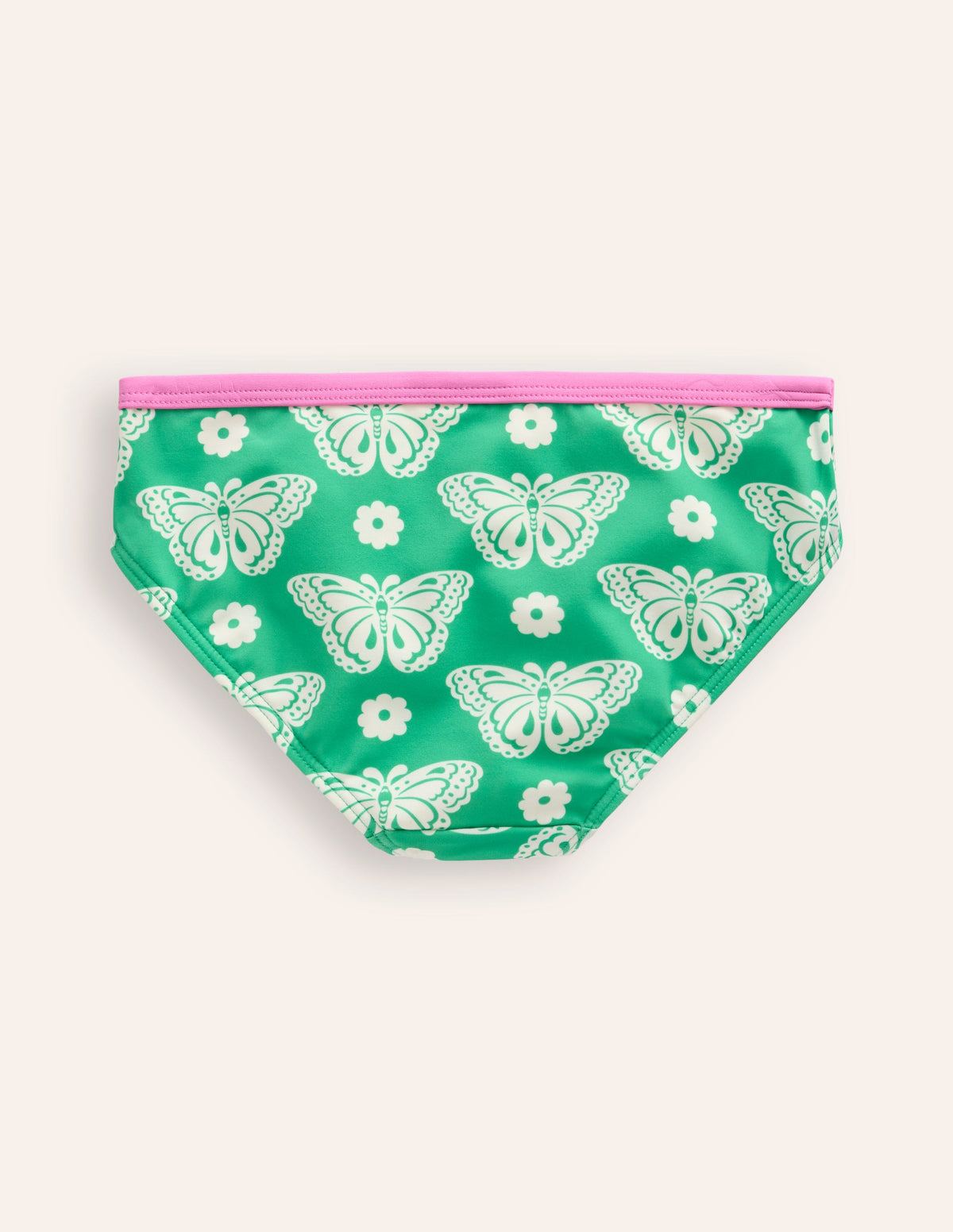 Gemusterte Bikinihose-Erbsengrün Schmetterlingsmuster - Image 2