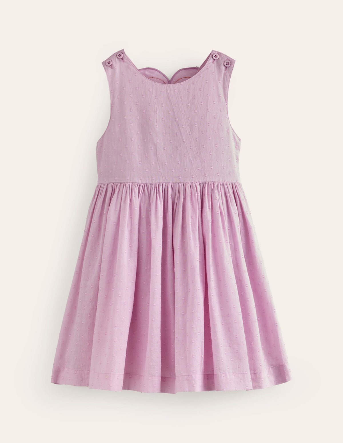 Robe à appliqué au dos-Fleur rose amande sucrée - Image 1