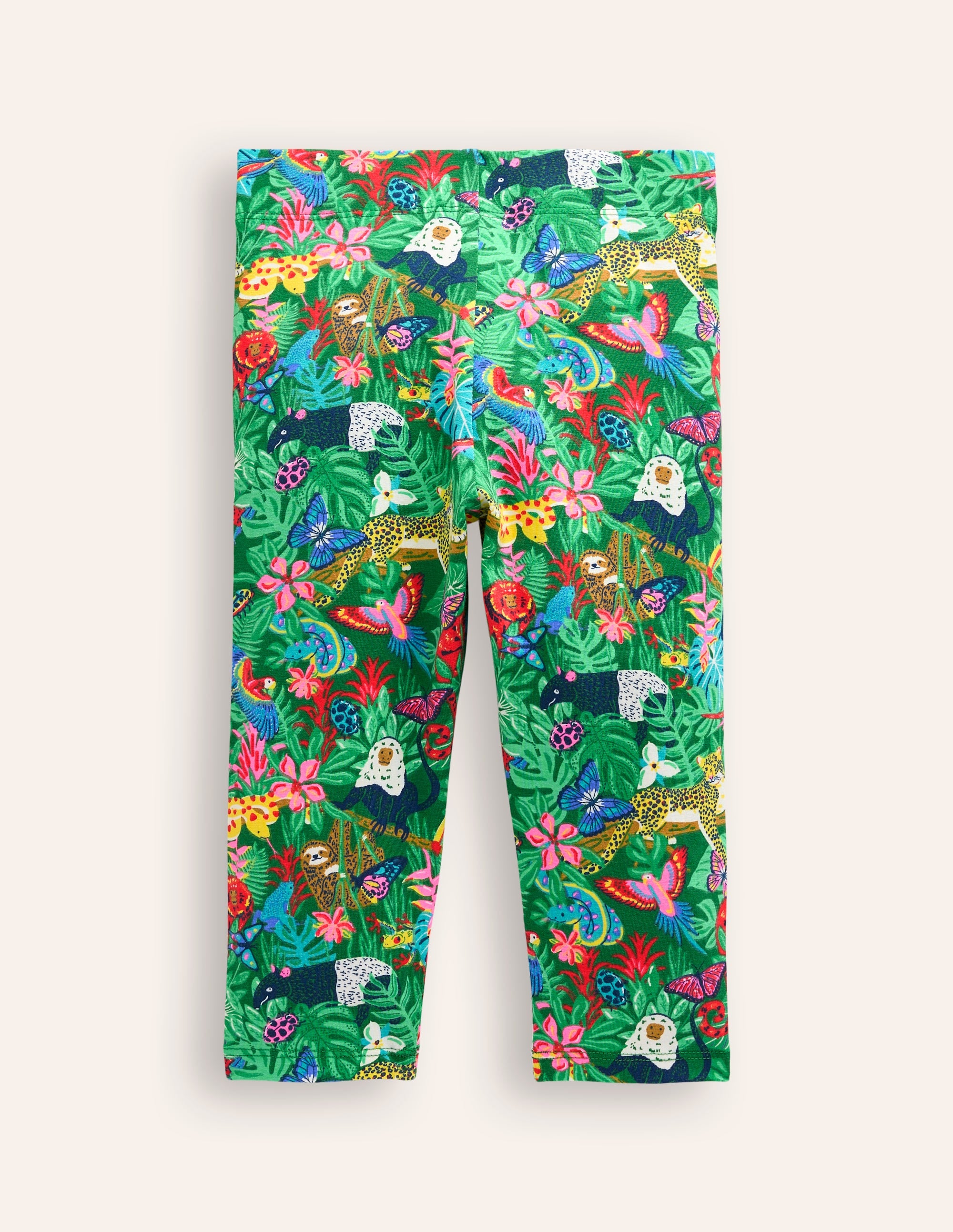 Lustige, verkürzte Leggings-Fichtengrün Regenwald - Image 2
