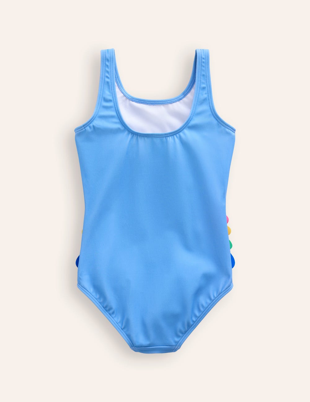 Maillot de bain fun à appliqué-Perroquets bleu vintage-2