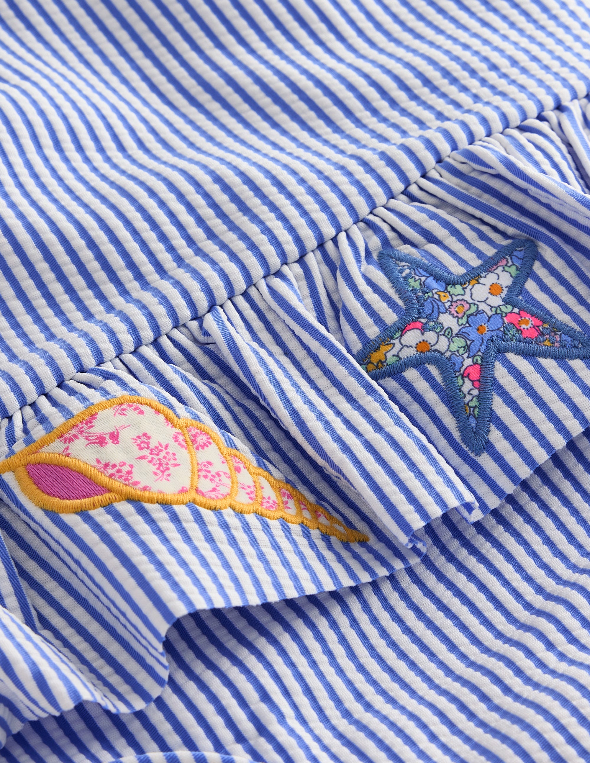 Peplum Swimsuit-Vintage Blue - Image 3