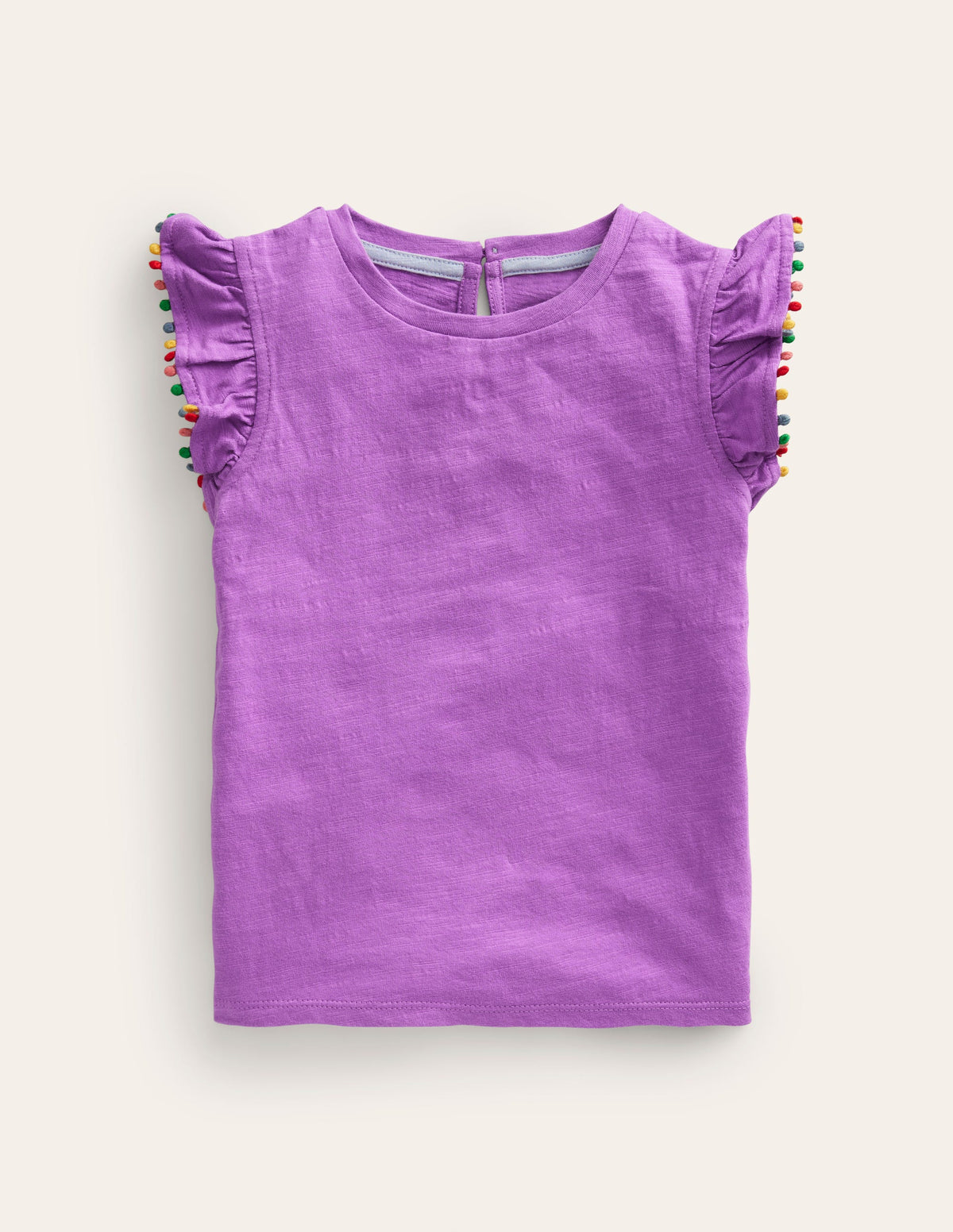 T-Shirt mit Bommelbesatz-Multi Lace - Image 1