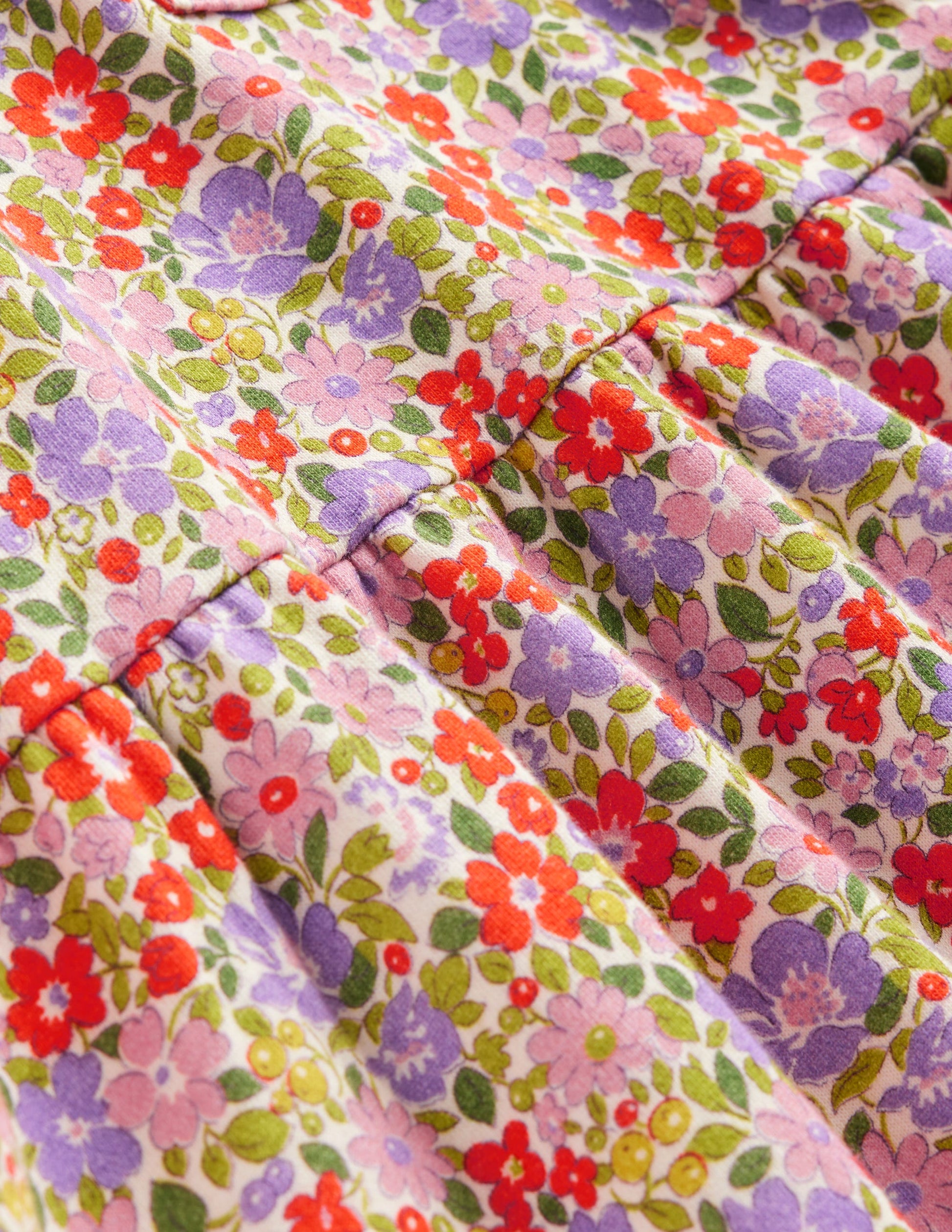Loopback-Sweatshirtkleid-Aster Violett Blumenbeet-3