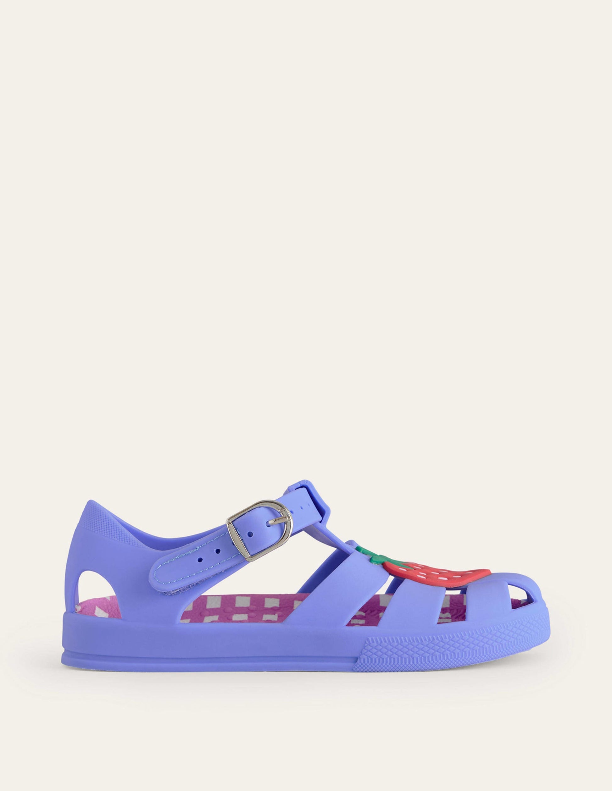 Jelly-Schuhe mit Logo-Surf-Blau Erdbeere-1