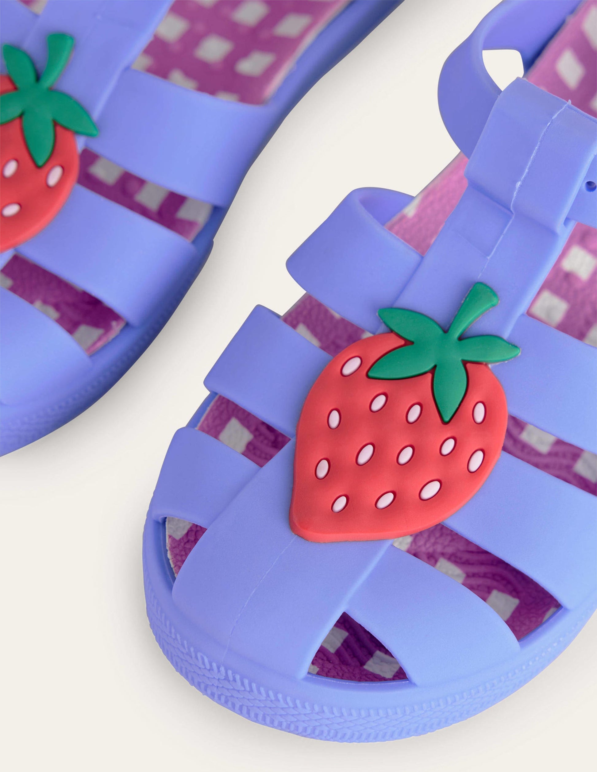 Jelly-Schuhe mit Logo-Surf-Blau Erdbeere-3