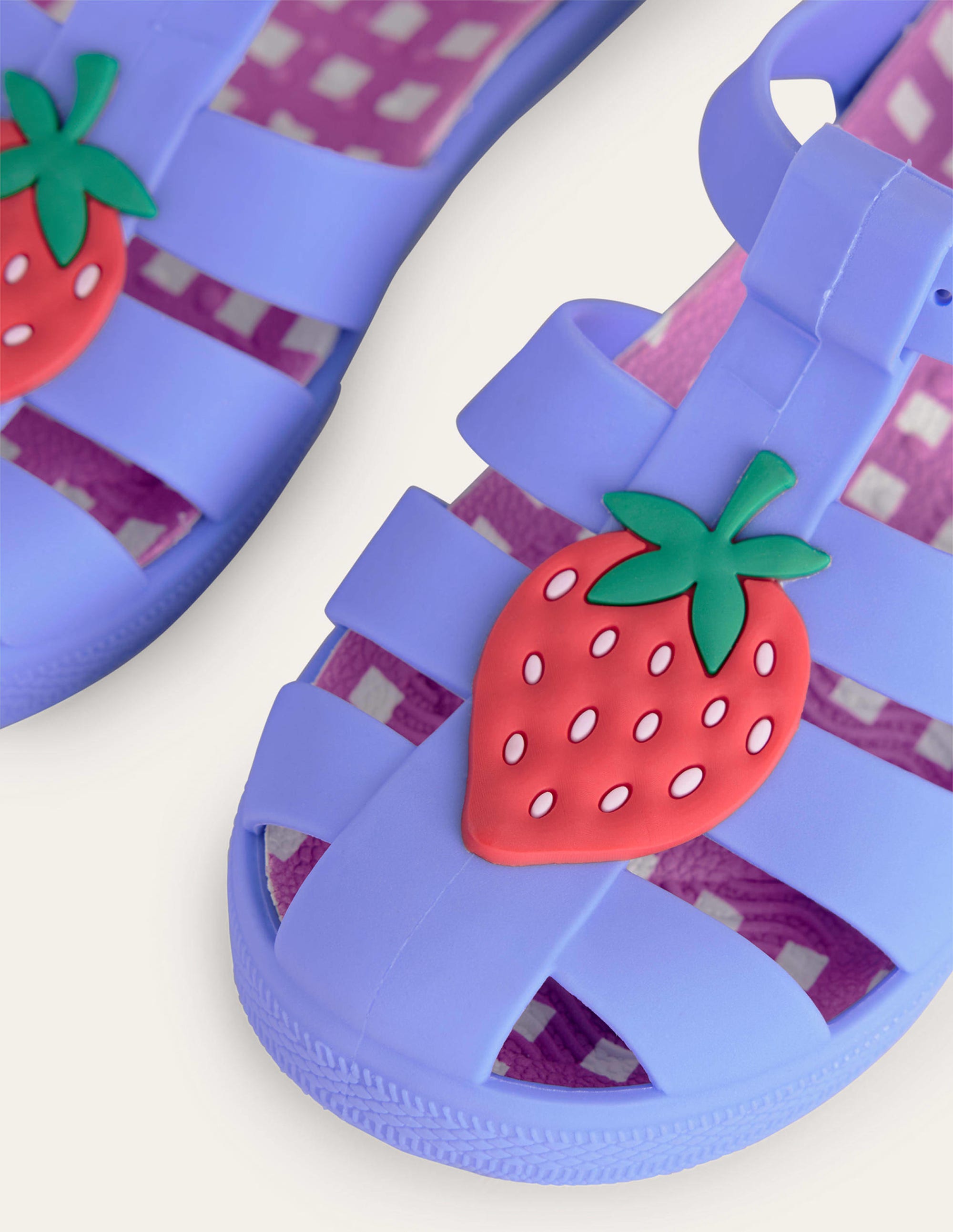 Jelly-Schuhe mit Logo-Surf-Blau Erdbeere - Image 3