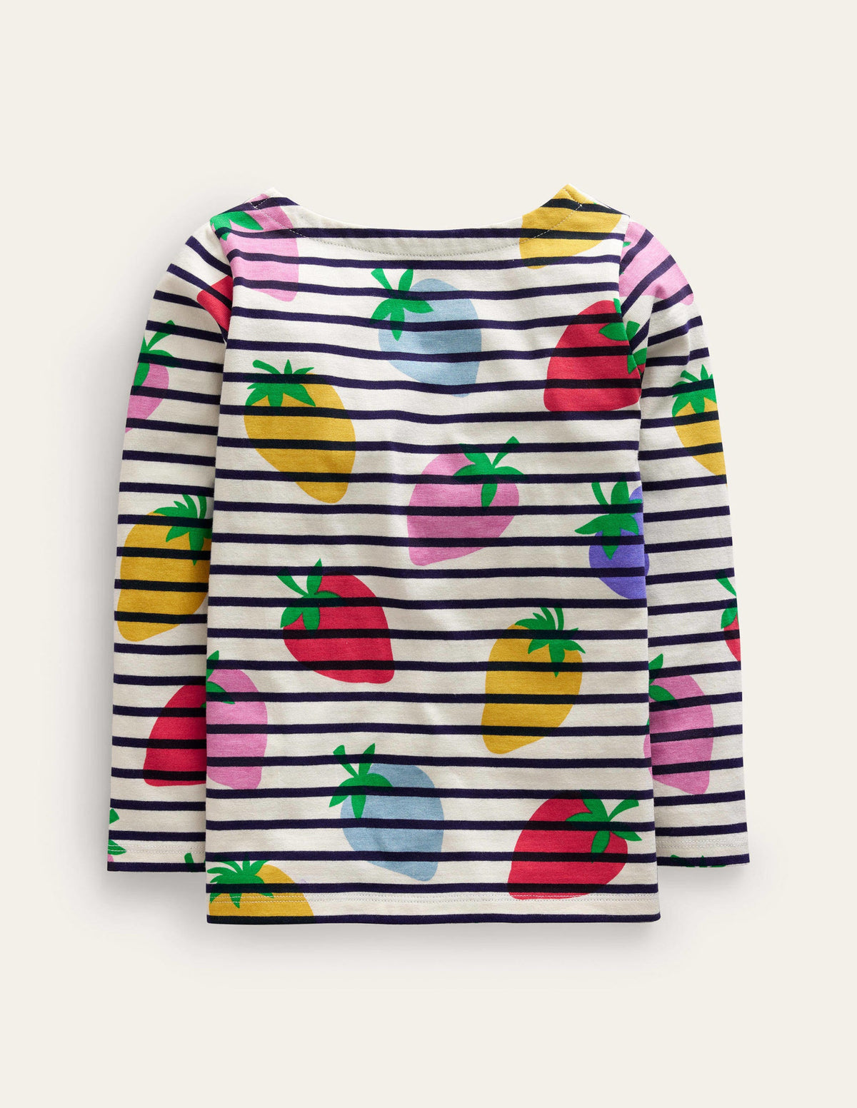 Lustiges Bretonshirt-Bunt Erdbeere-2