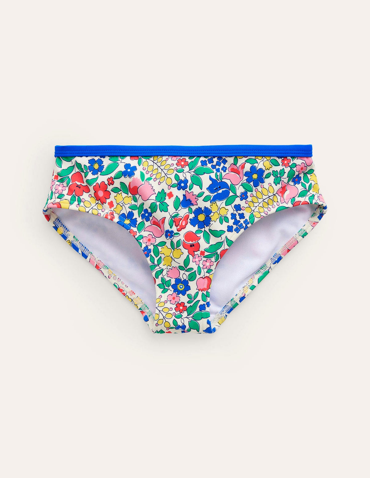 Gemusterte Bikinihose-Bunt Blumenbeet - Image 1