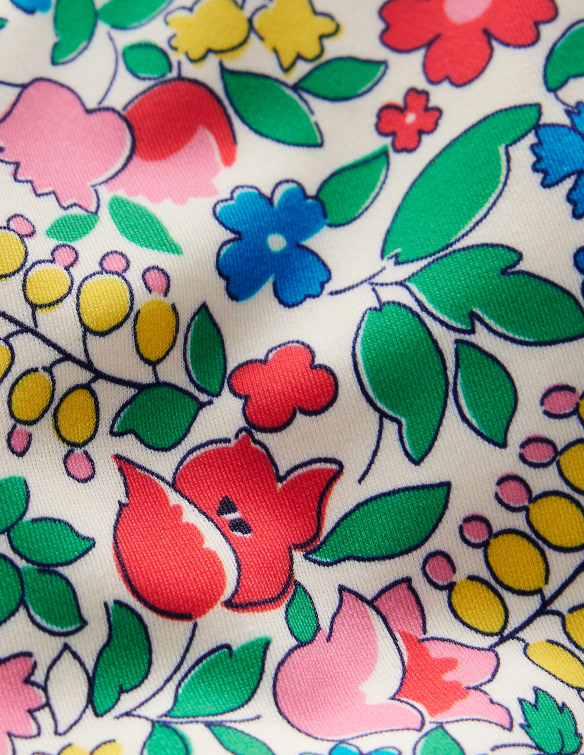 Gemusterte Bikinihose-Bunt Blumenbeet - Image 3