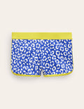 Short de bain à motif-Blau Leopard