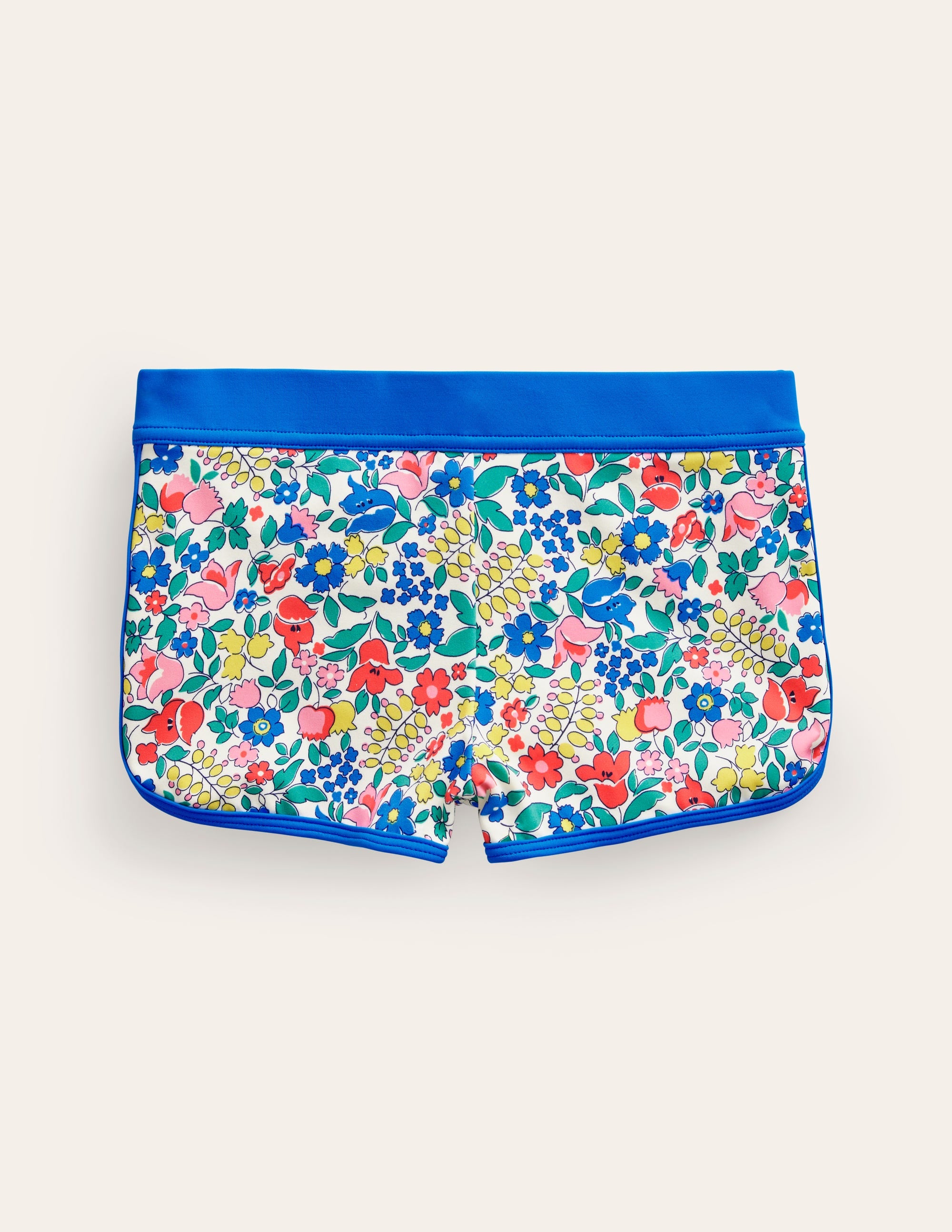 Gemusterte Badeshorts-Bunt Blumenbeet - Image 1