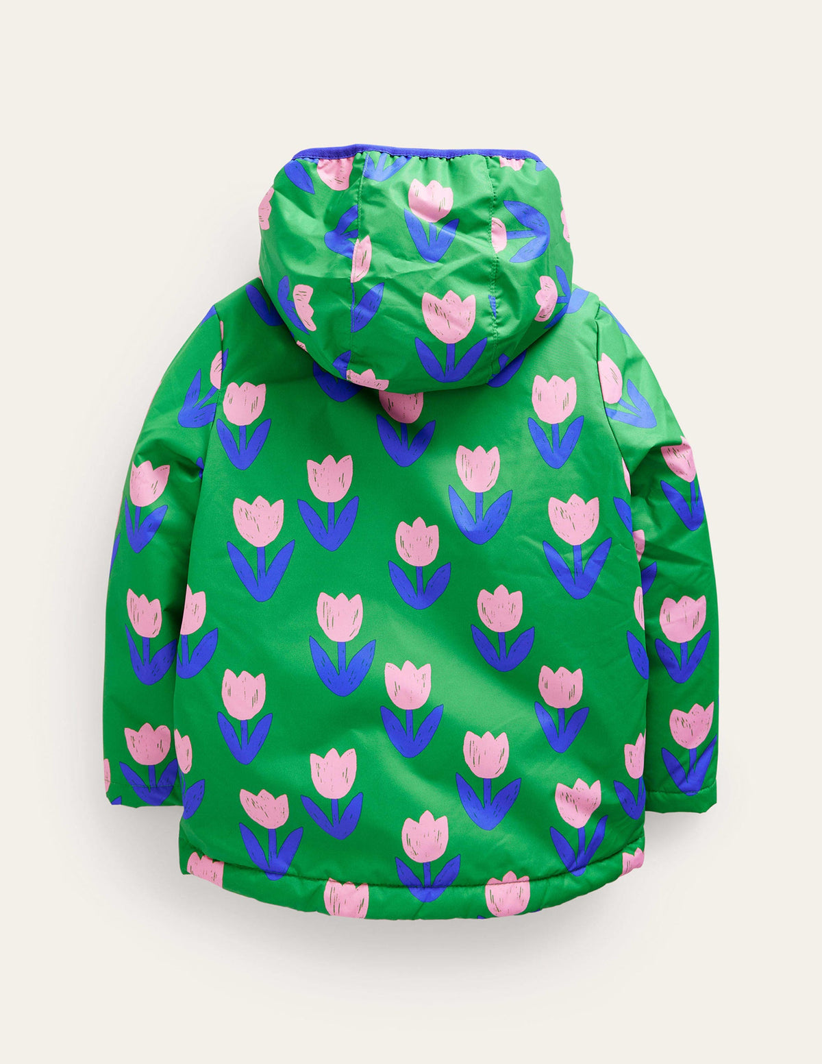 Anorak mit Jersey-Futter-Stangenbohnen-Grün Tulpen - Image 2