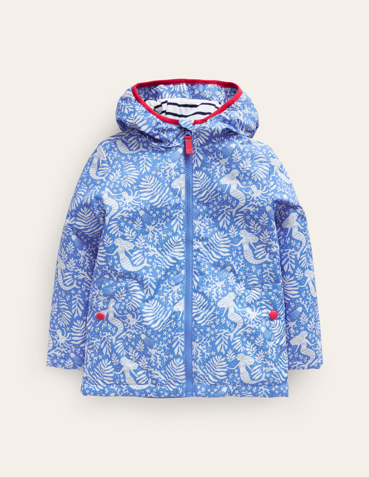 Anorak mit Jersey-Futter-Wisteriablau Meerjungfrauen-1