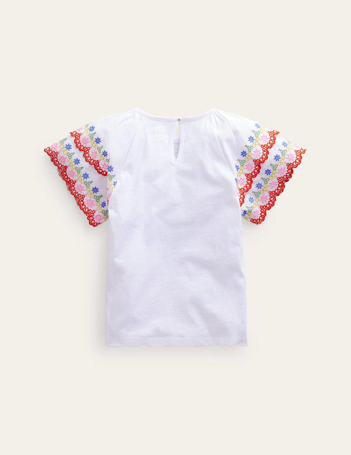 T-shirt à broderie anglaise-Ivoire/multi - Image 2