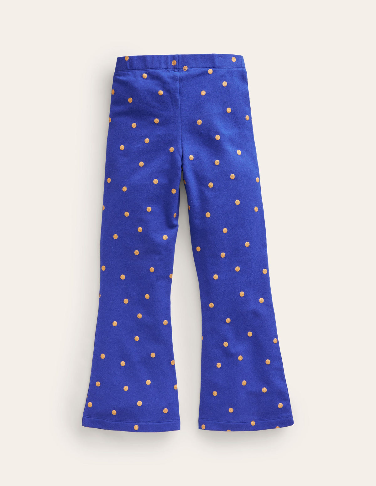 Leggings mit leichtem Schlag und Druck-Marineblau/Gold Gepunktet - Image 2