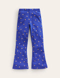 Leggings mit leichtem Schlag und Druck-Marineblau/Gold Gepunktet