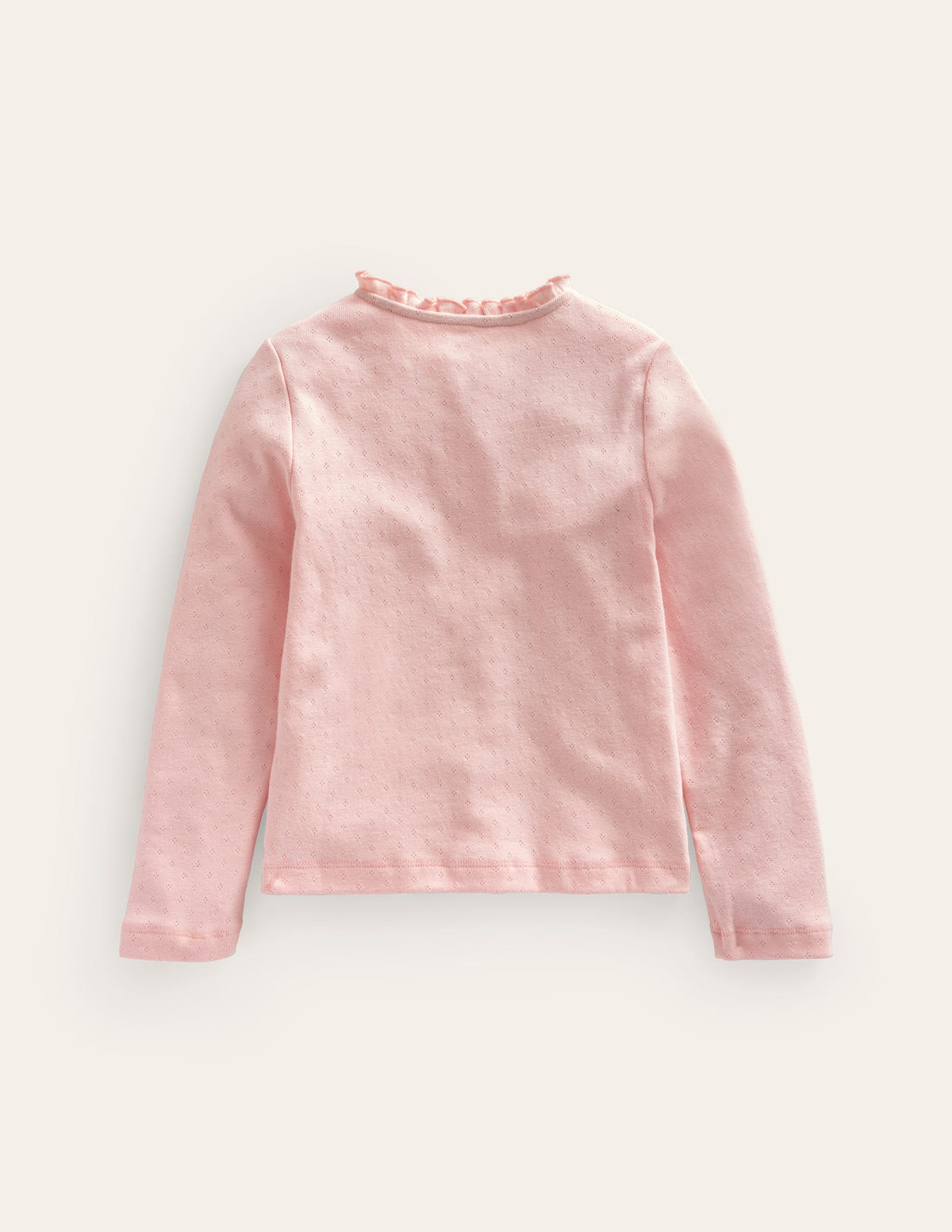 Cardigan en pointelle-Rose Provence poudré - Image 2