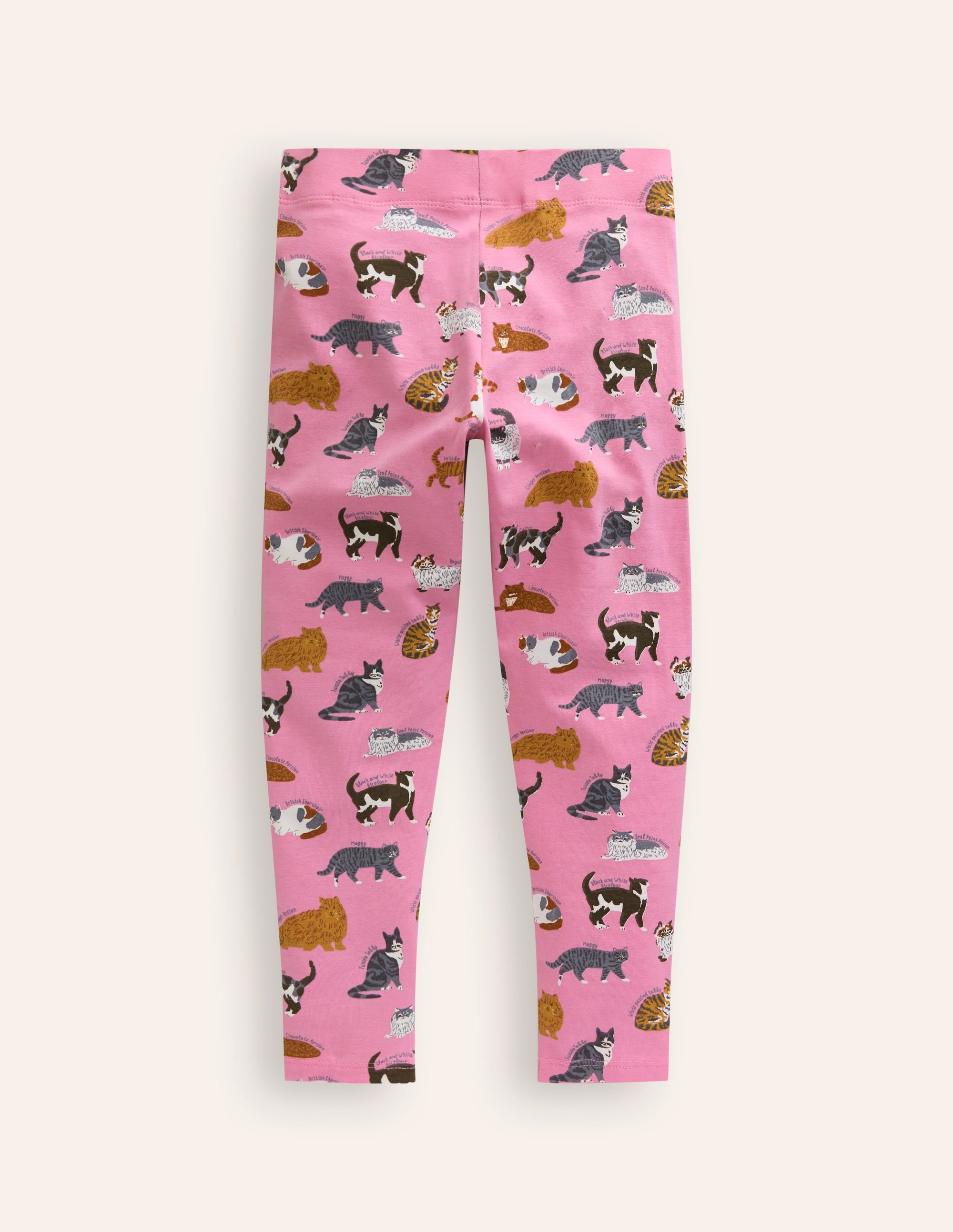 Lustige Leggings-Kirschblütenrosa Katzen - Image 2