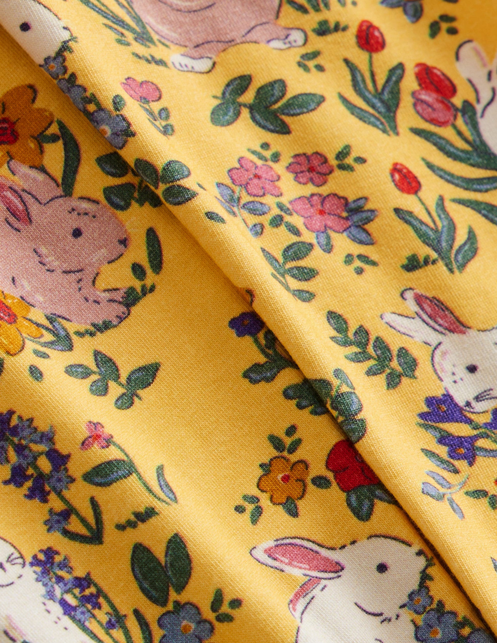 Lustige Leggings-Frühlingsgelb Häschen-3