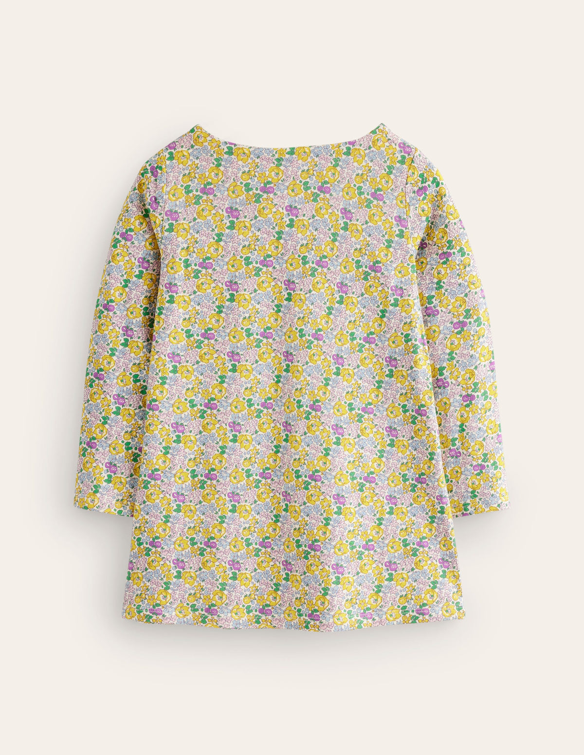 Tunique en jersey à appliqué-Œufs de Pâques fleurs printanières-2
