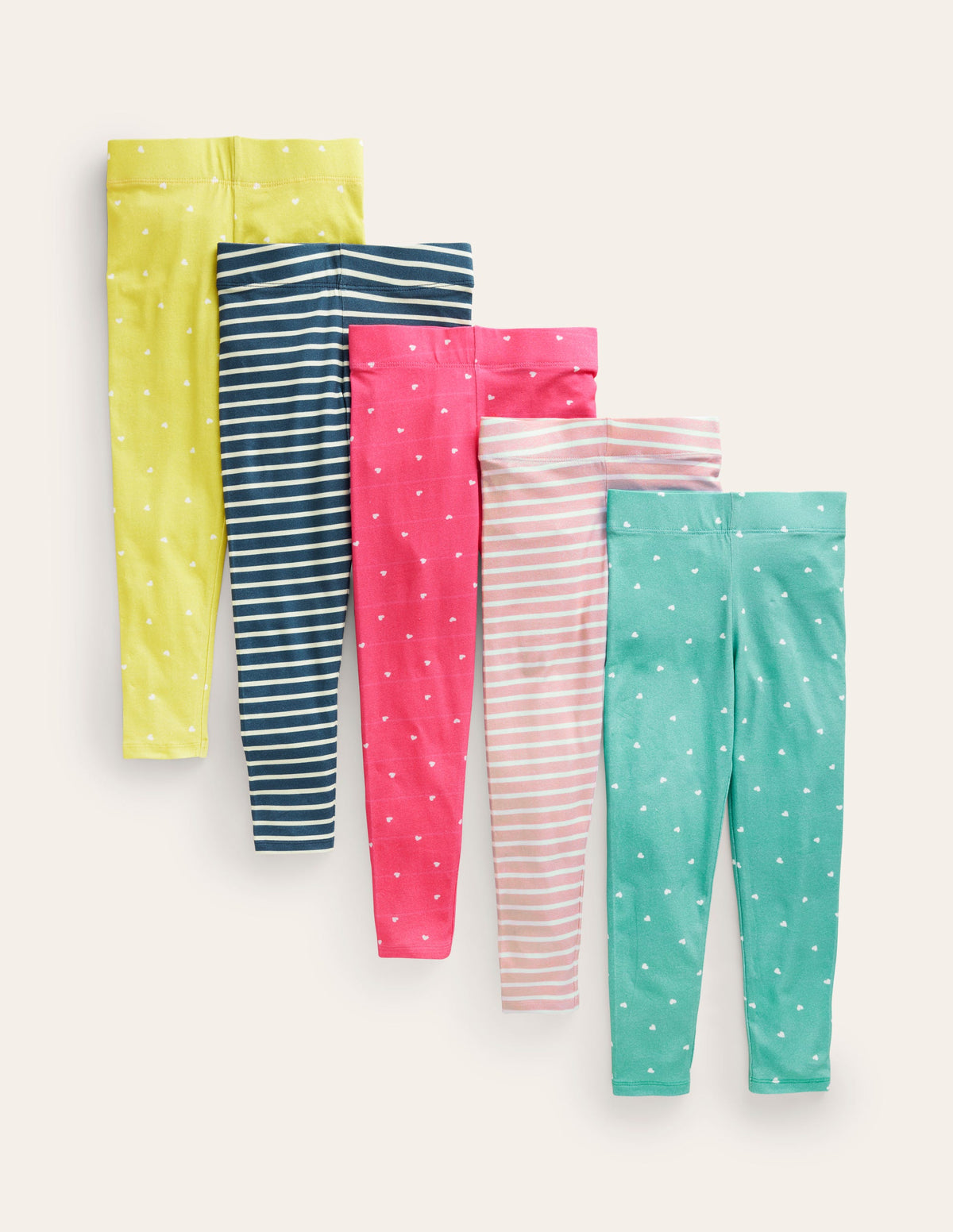 Leggings im 5er-Pack-Bunt & Nautisch Floral - Image 1