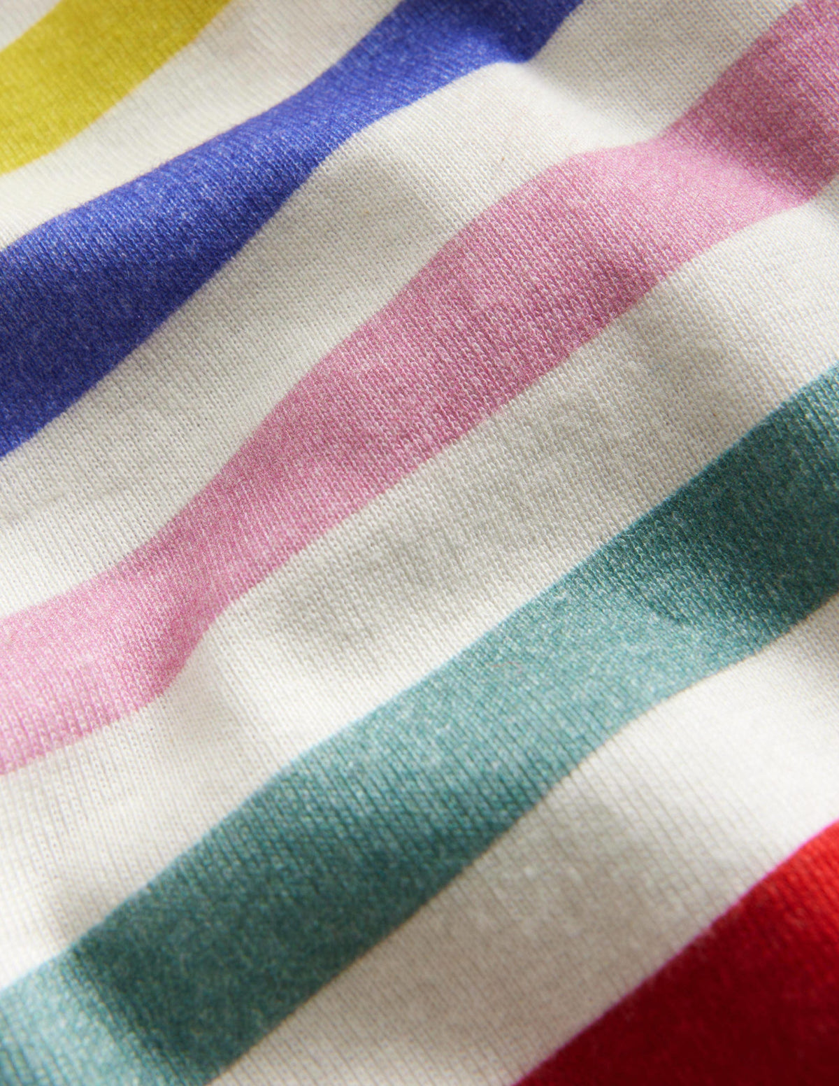 Eng anliegender, langer Schlafanzug mit Streifenmuster-Bunt, Gestreift-3