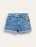 Jeansshorts-Helles Vintage-Blau Wetter
