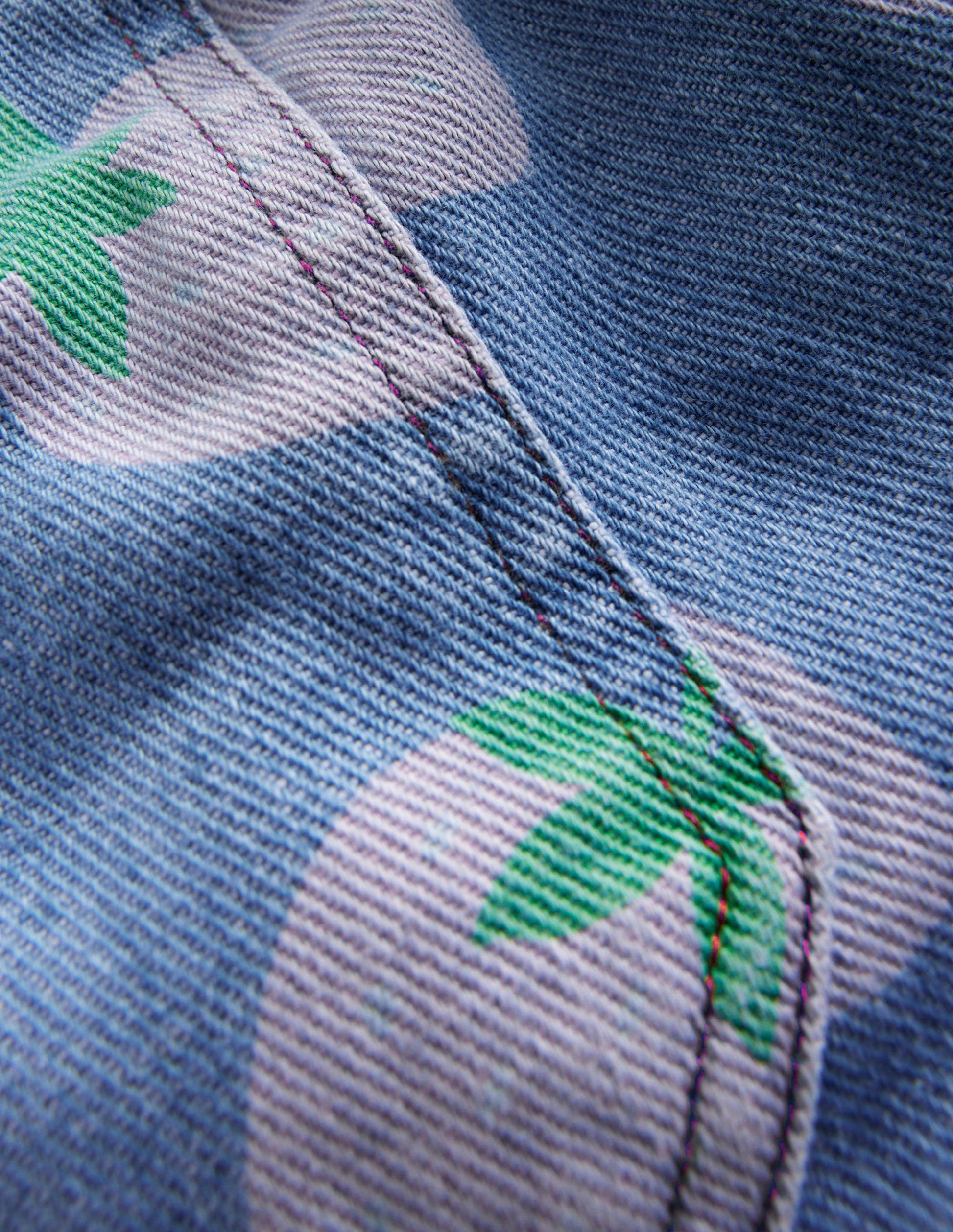 Jean à enfiler-Fraises denim-3