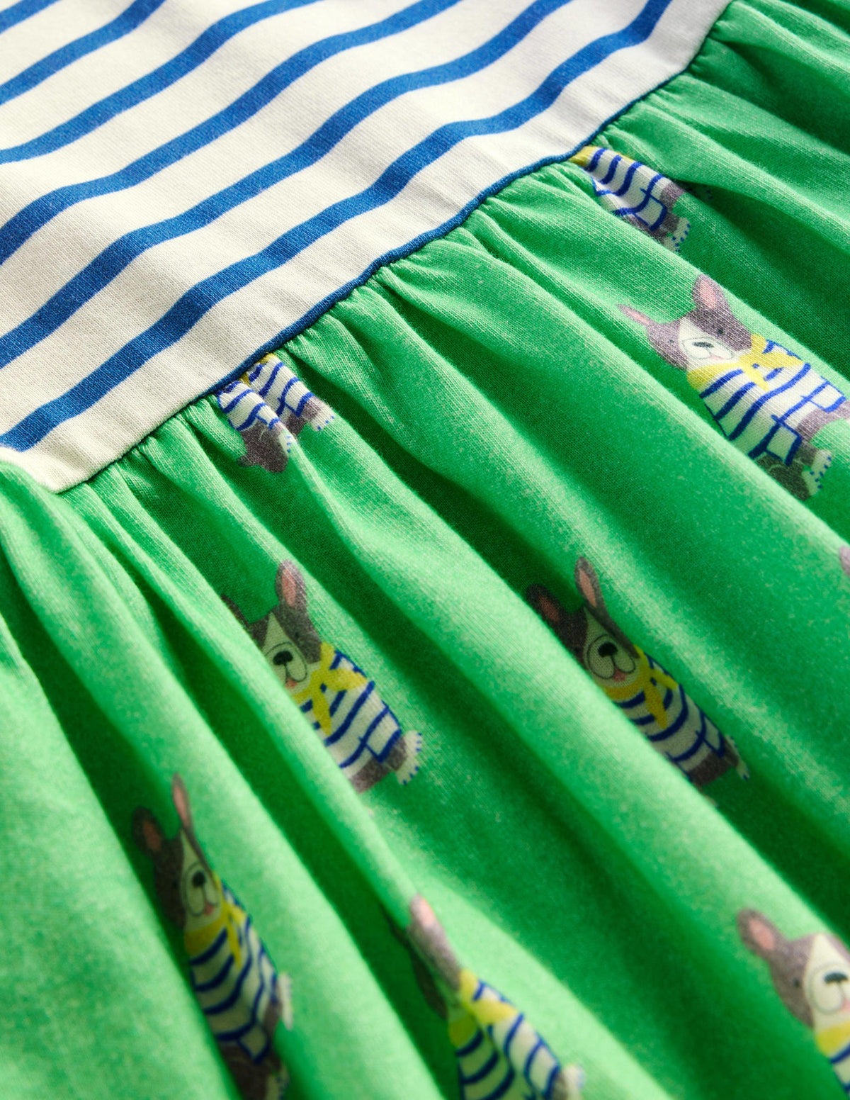 Hotchpotch Jersey-Kleid-Erbsengrün Kleine Hunde - Image 3