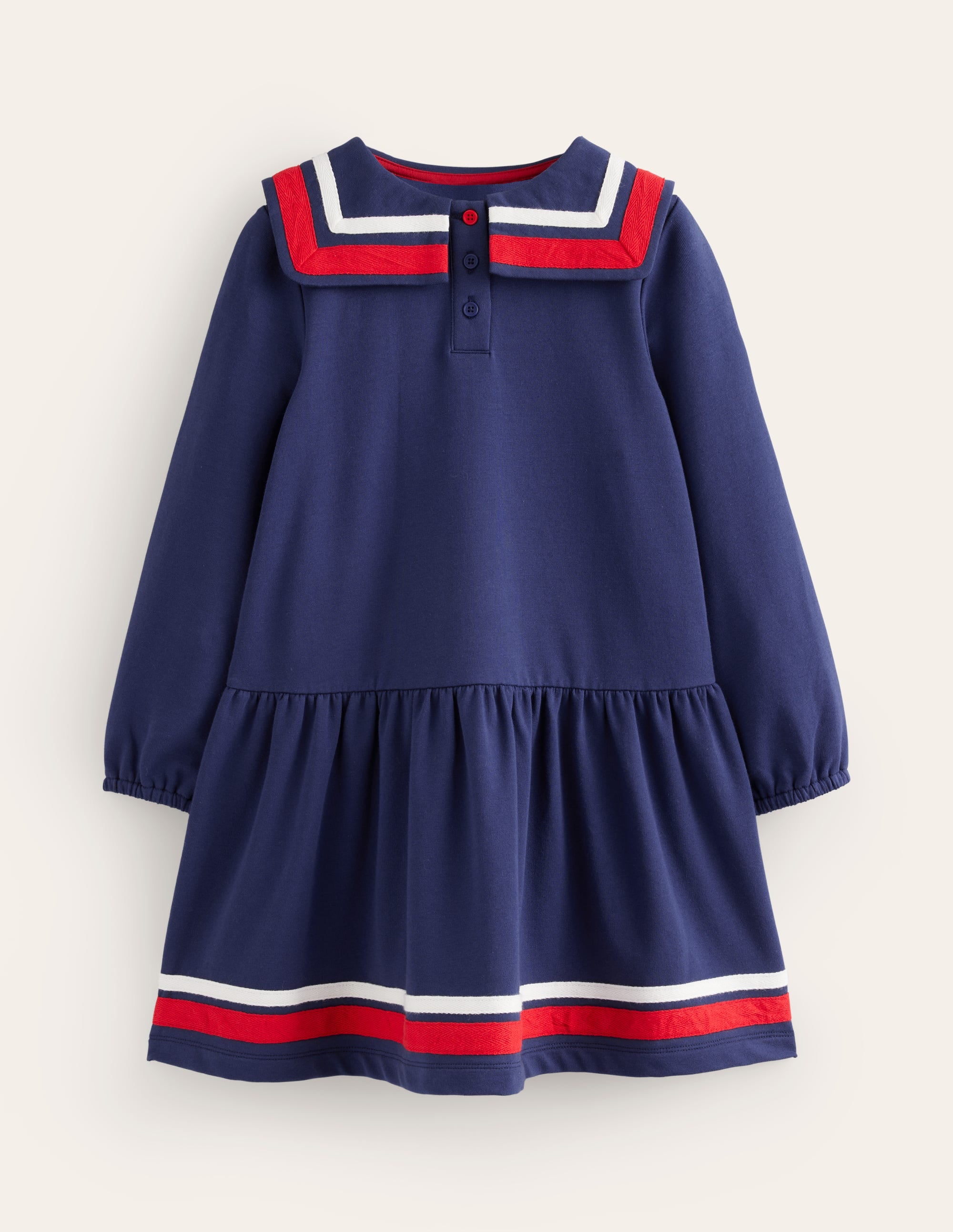 Matrosen-Sweatkleid-Schuluniform-Marineblau - Image 1