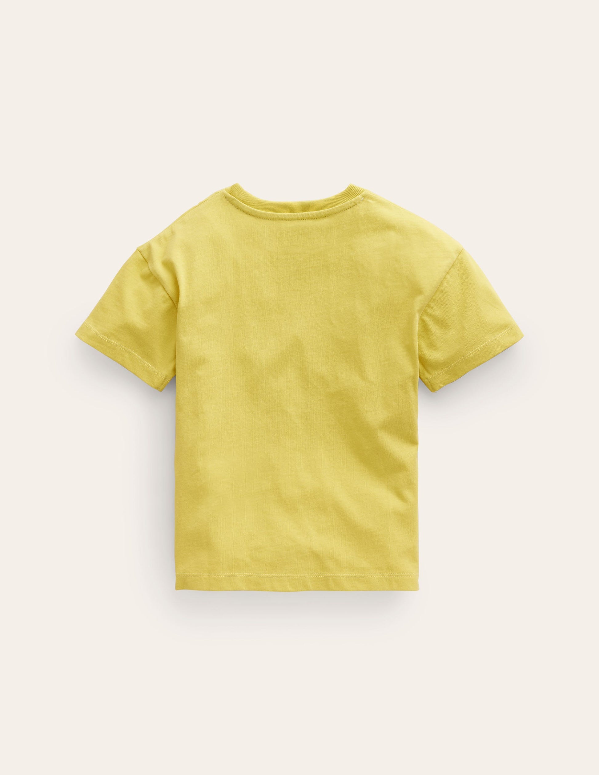 T-Shirt mit gesticktem Logo-Knallgelb Dinosaurier-2