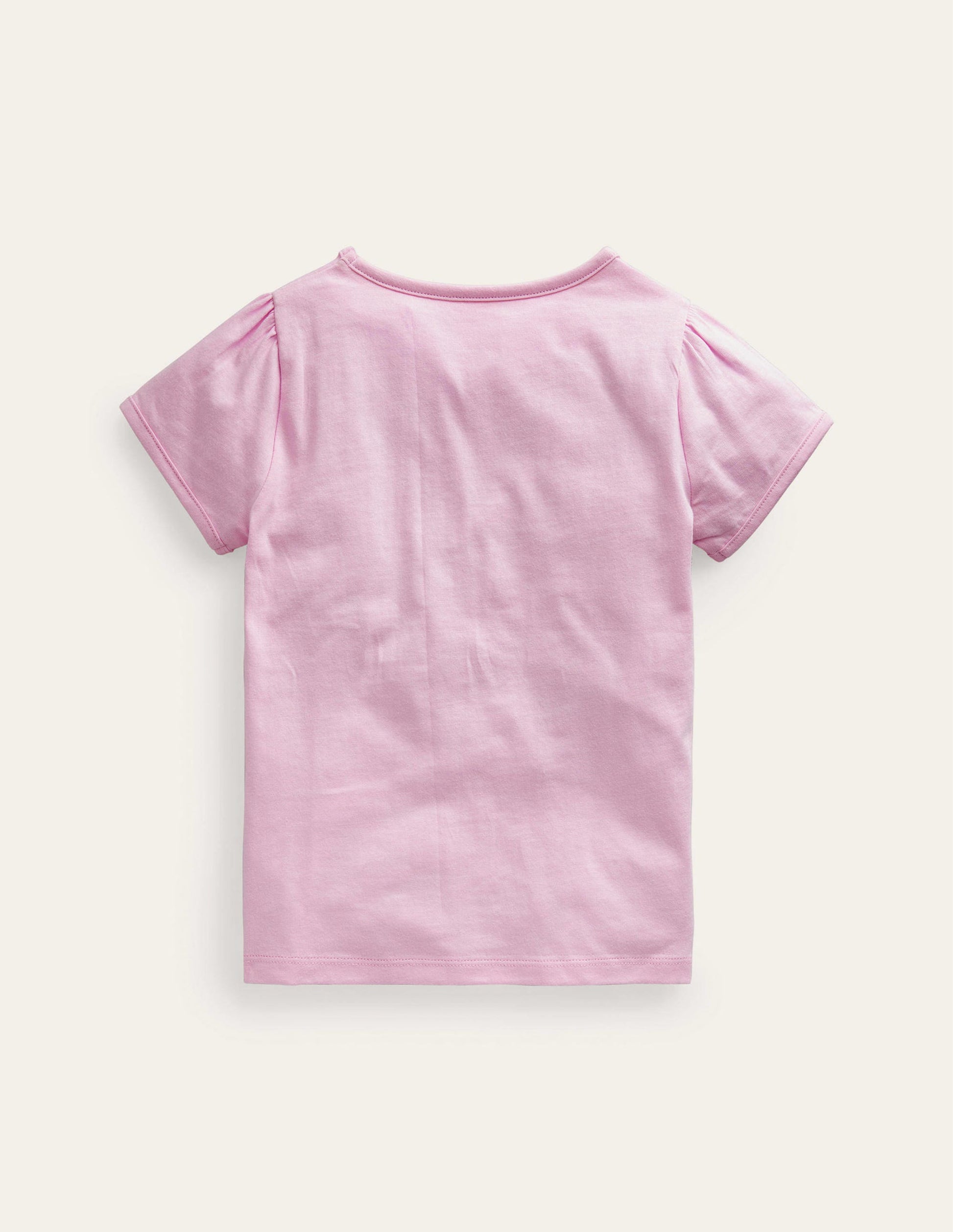 Top en jersey à super surpiqûres-Chats roses-2