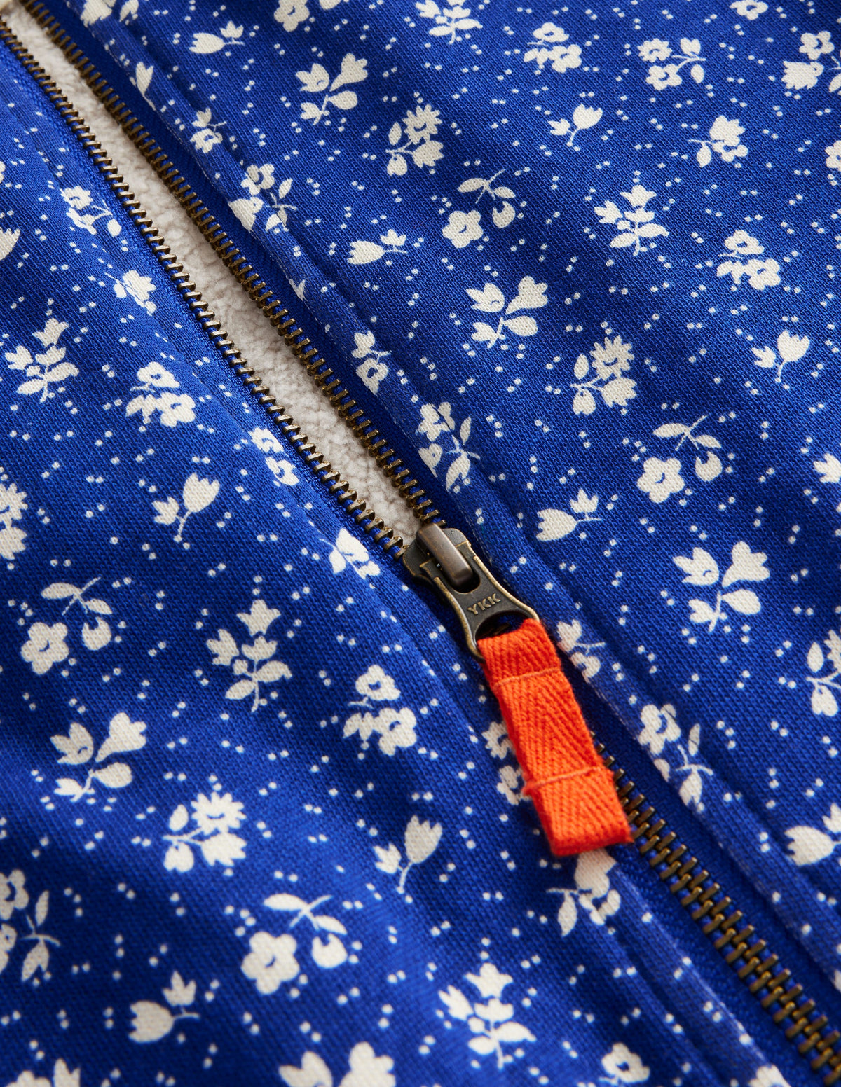 Bomberjacke aus Jersey mit Borg-Futter-Indigo Frühling Floral-3