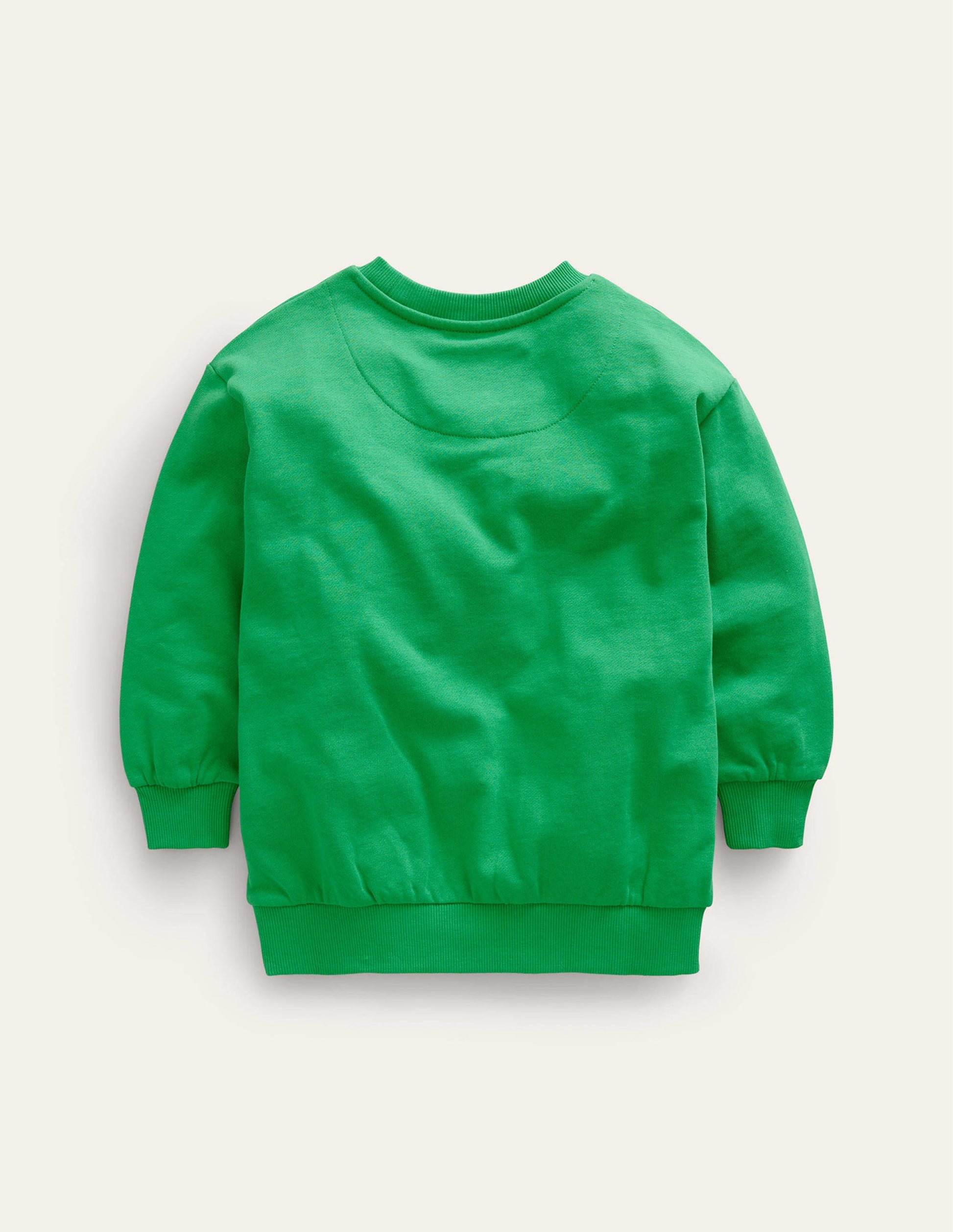 Sweat long décontracté-Licorne verte-2