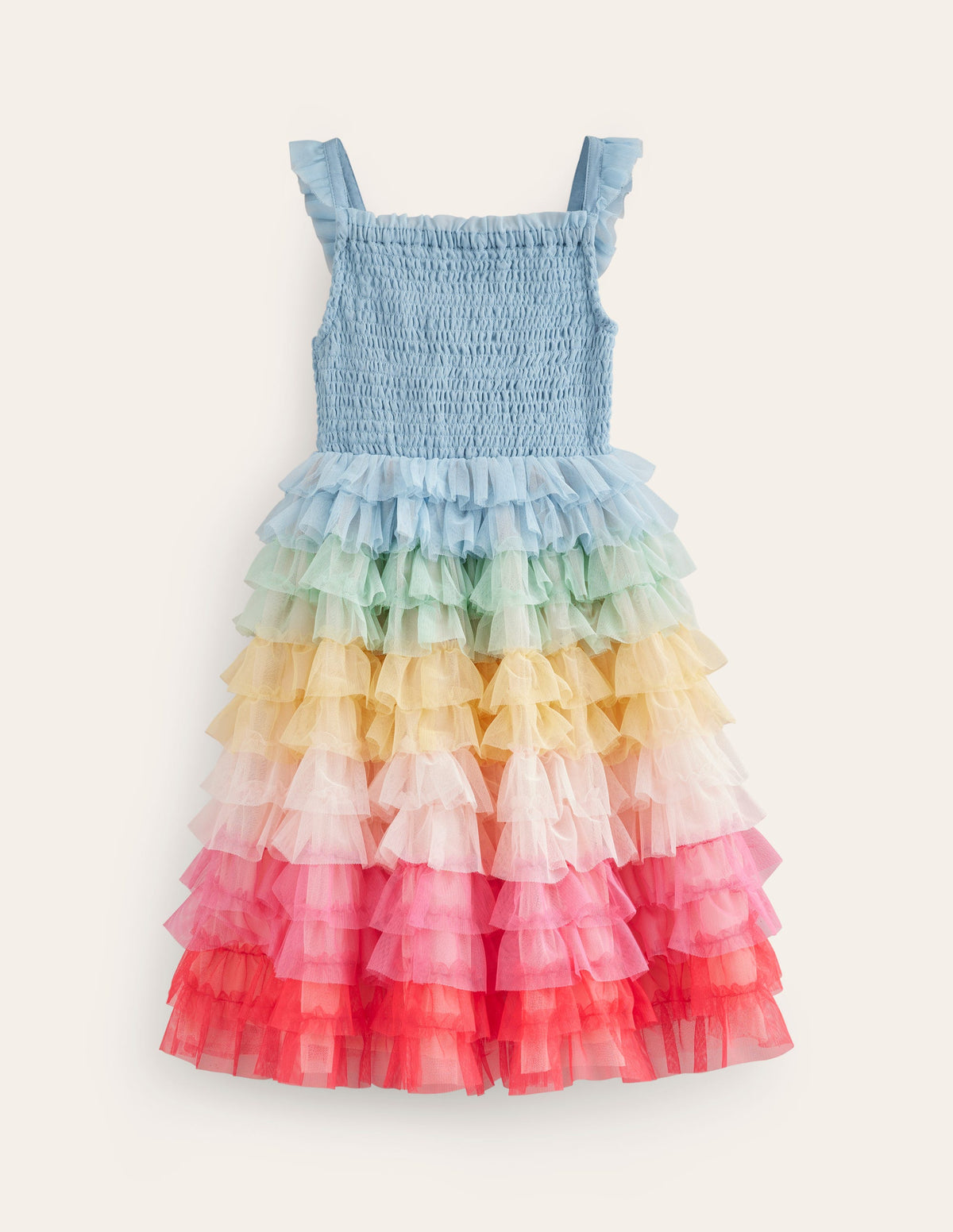 Robe en tulle à jupe arc-en-ciel-Arc-en-ciel multi - Image 1