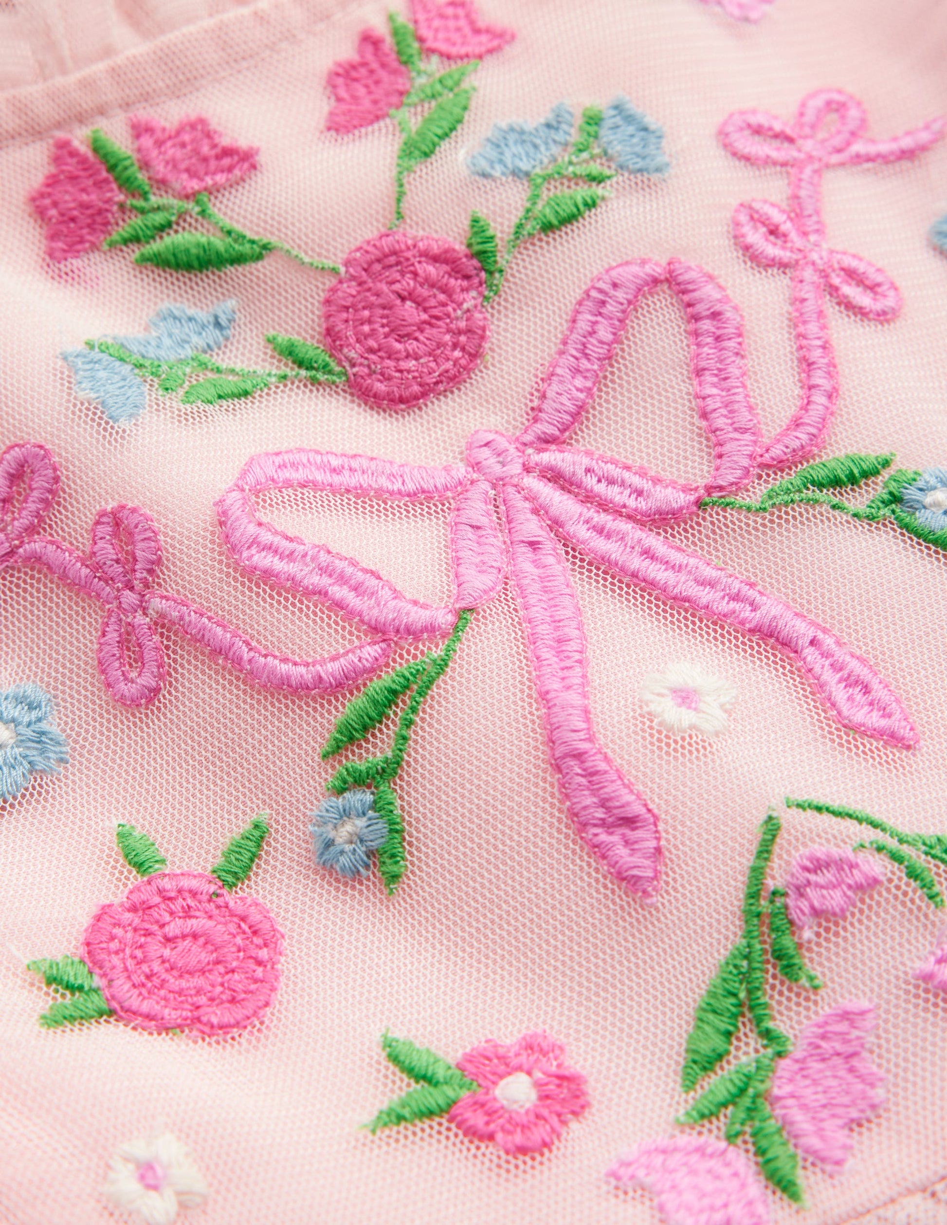 Kleid aus Tüll mit Stickerei-Provence-Altrosa-3