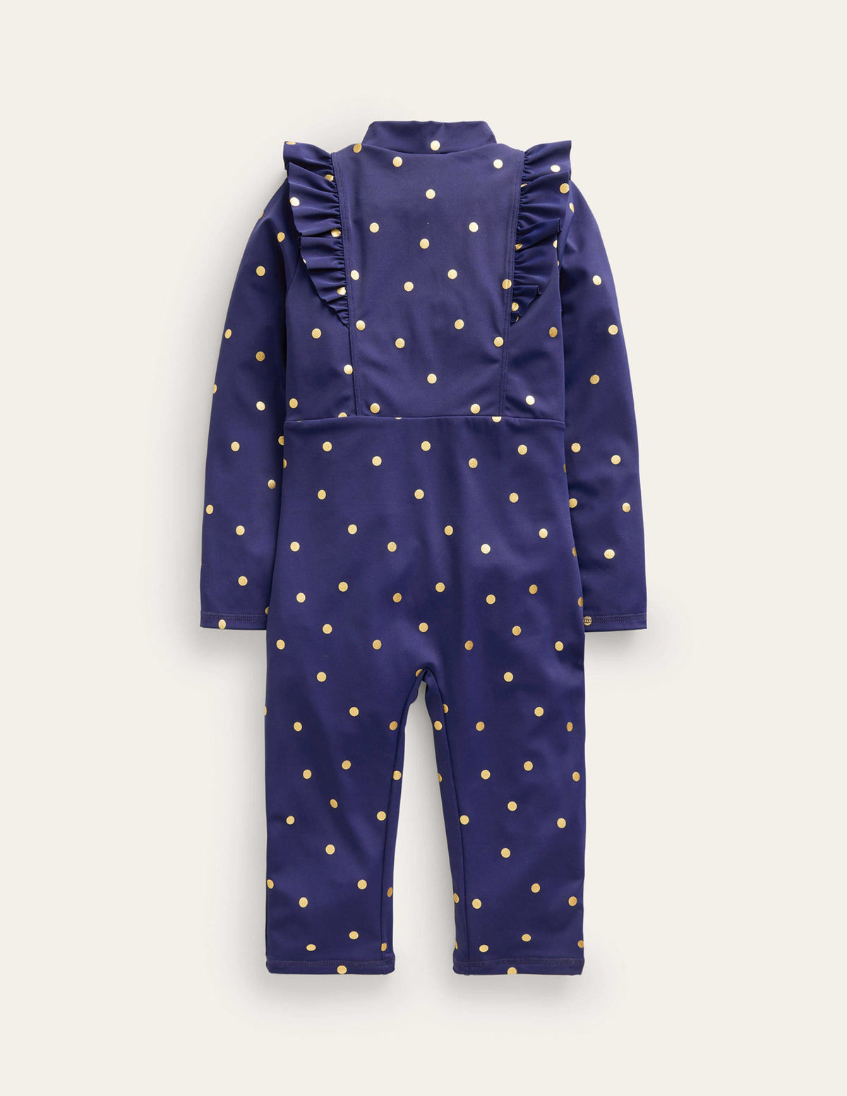Sun Safe Surf Suit-Navy, Gold Spot - Image 2